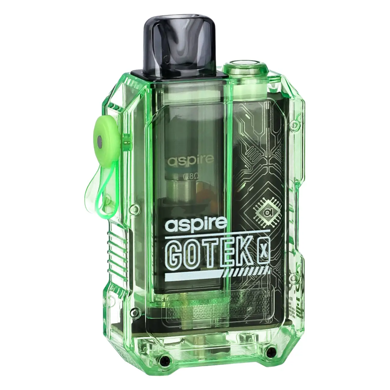 Aspire Gotek X E-Zigarette Transparent Green - vorne