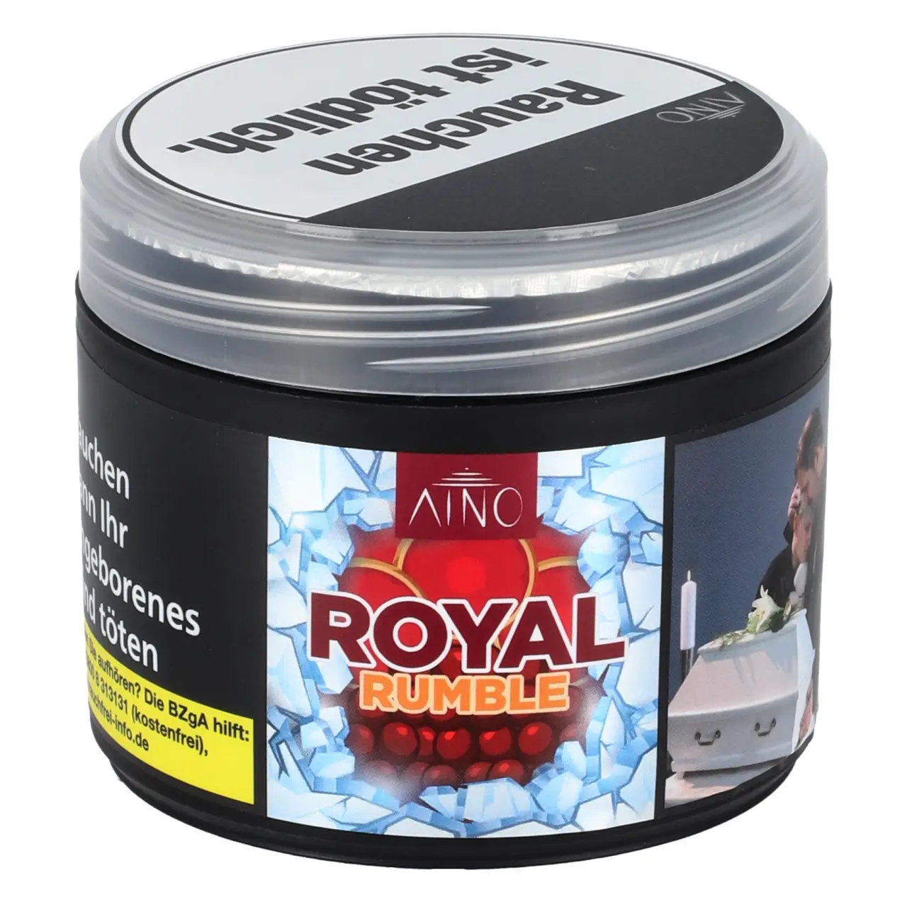 Aino Kirsche Grapefruit Eisbonbon (Royal Rumble) Shisha Tabak, 200g Aino Shisha Tabak Royal Rumble in der 200g Dose