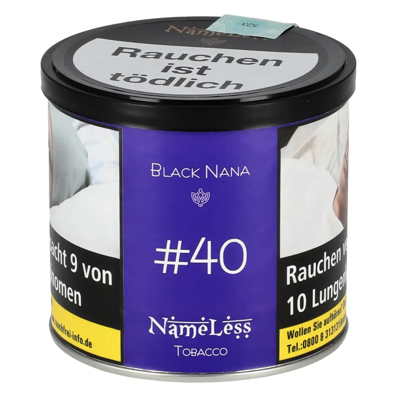 Black Nana Shisha Tabak von NameLess in der 200g Dose