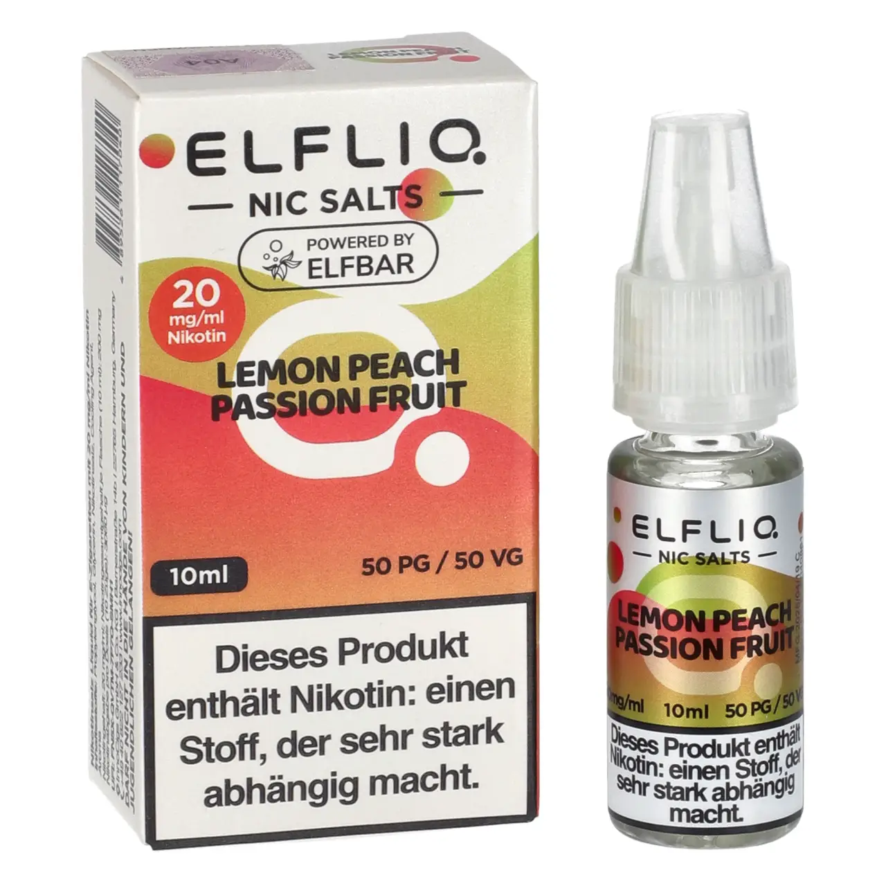 Elfliq Lemon Peach Passion Fruit Liquid by Elfbar