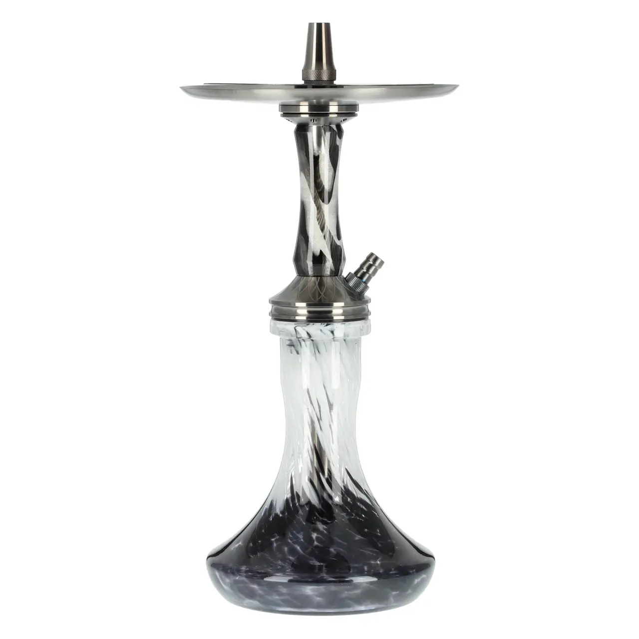 Ocean Hookah Kaif "S" 2nd Edition Shisha Black & White, 40 cm hoch Ocean Hookah Kaif S Shisha Black & White