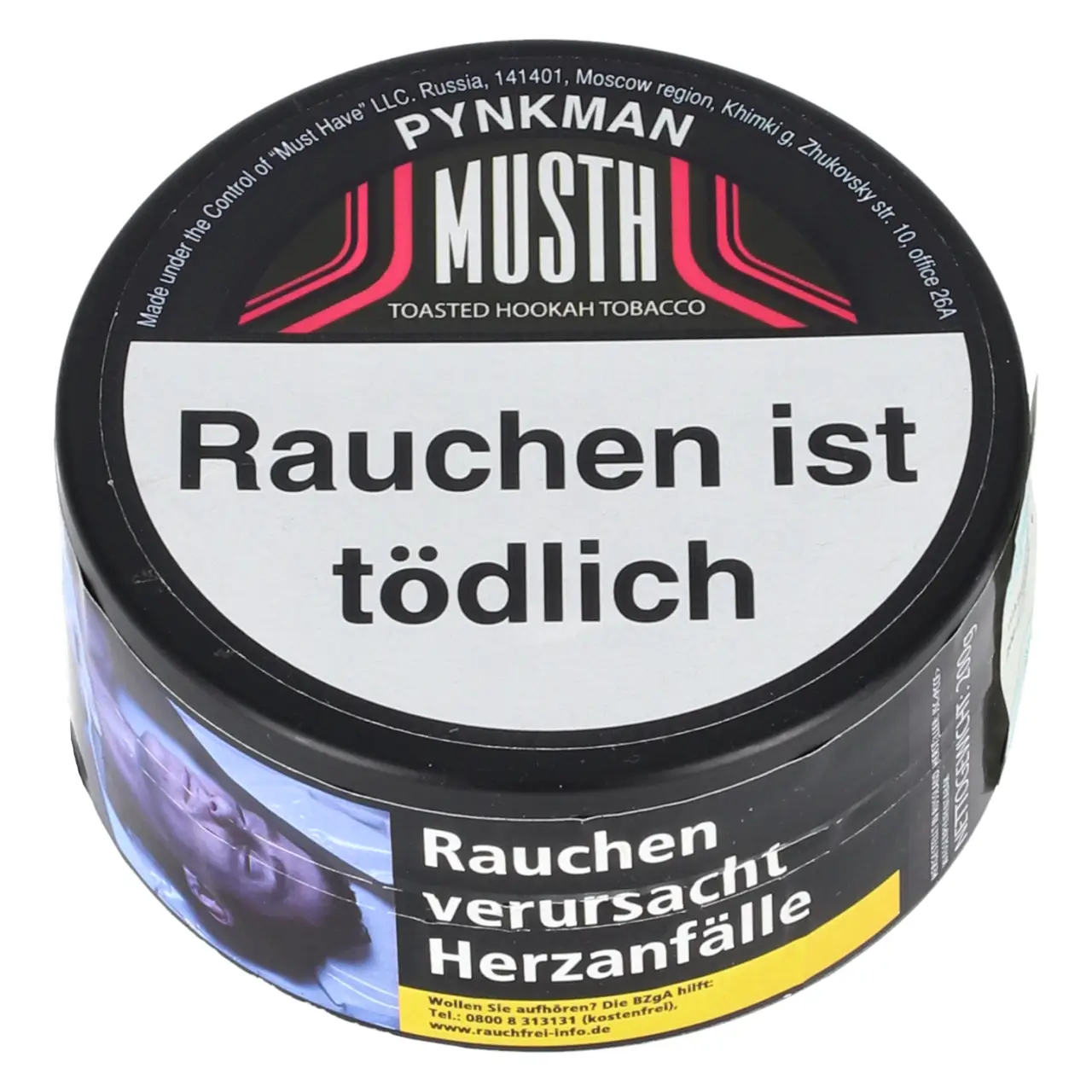 MustH Pynkman Darkblend Shisha Tabak 200g