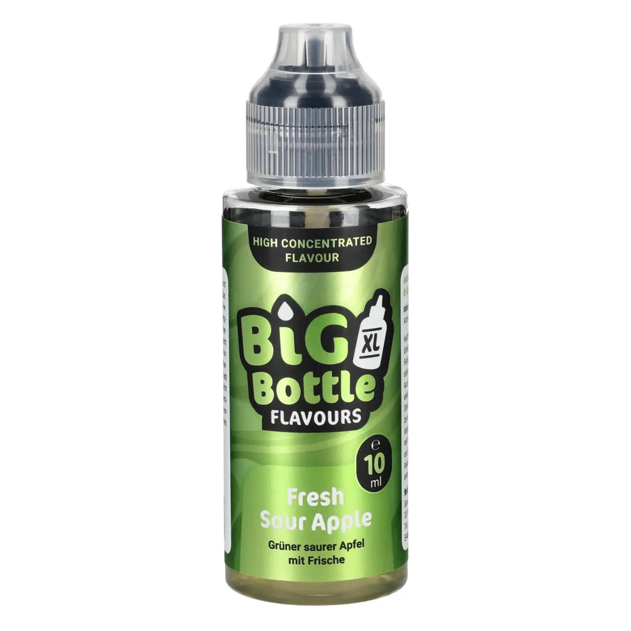 Big Bottle Aroma Longfill - Fresh Sour Apple - grüner saurer Apfel mit Frische - 10ml Big Bottle Fresh Sour Apple Aroma Longfill