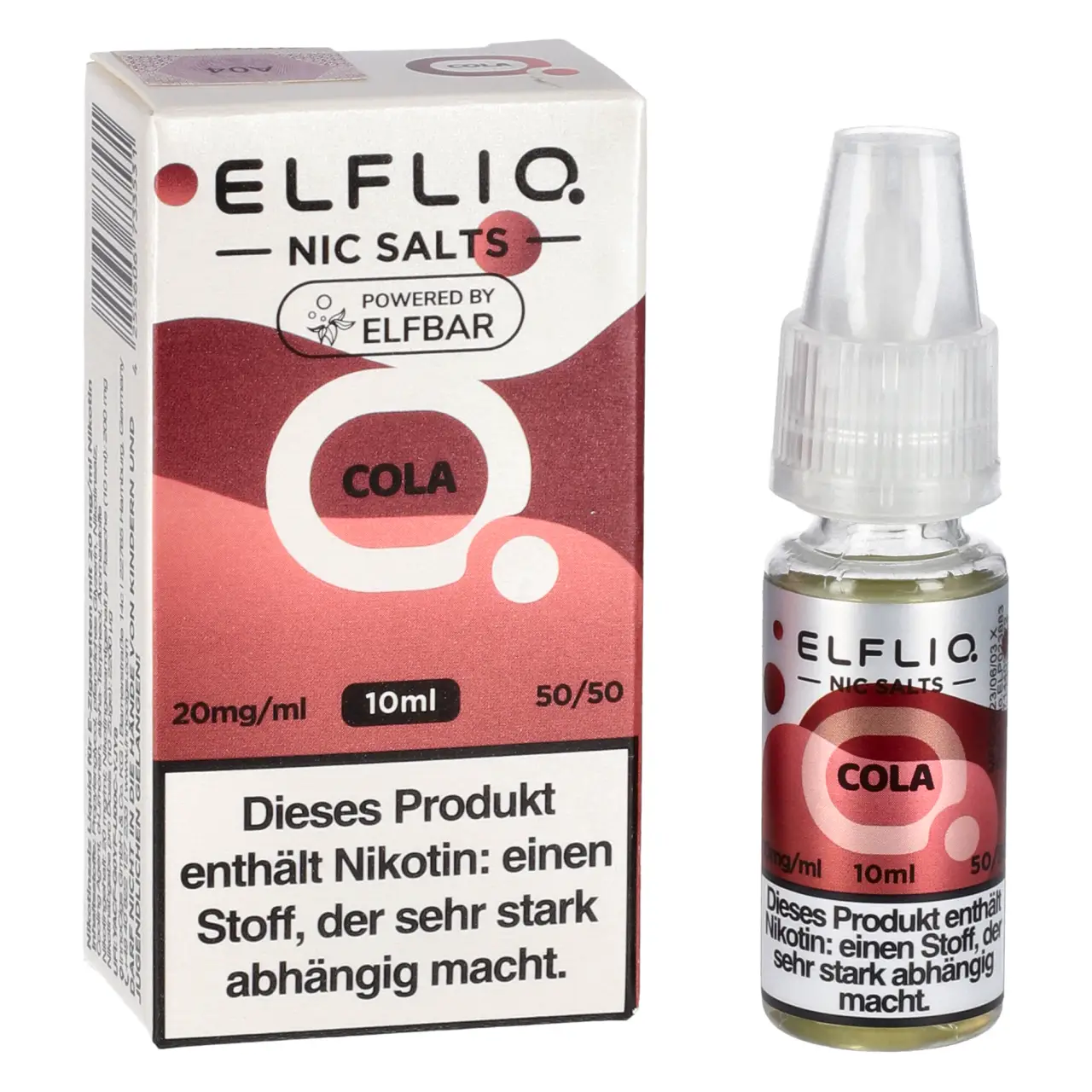 Cola - Elfliq by Elfbar Nikotinsalz Liquid für Mehrweg Vape - 10ml
