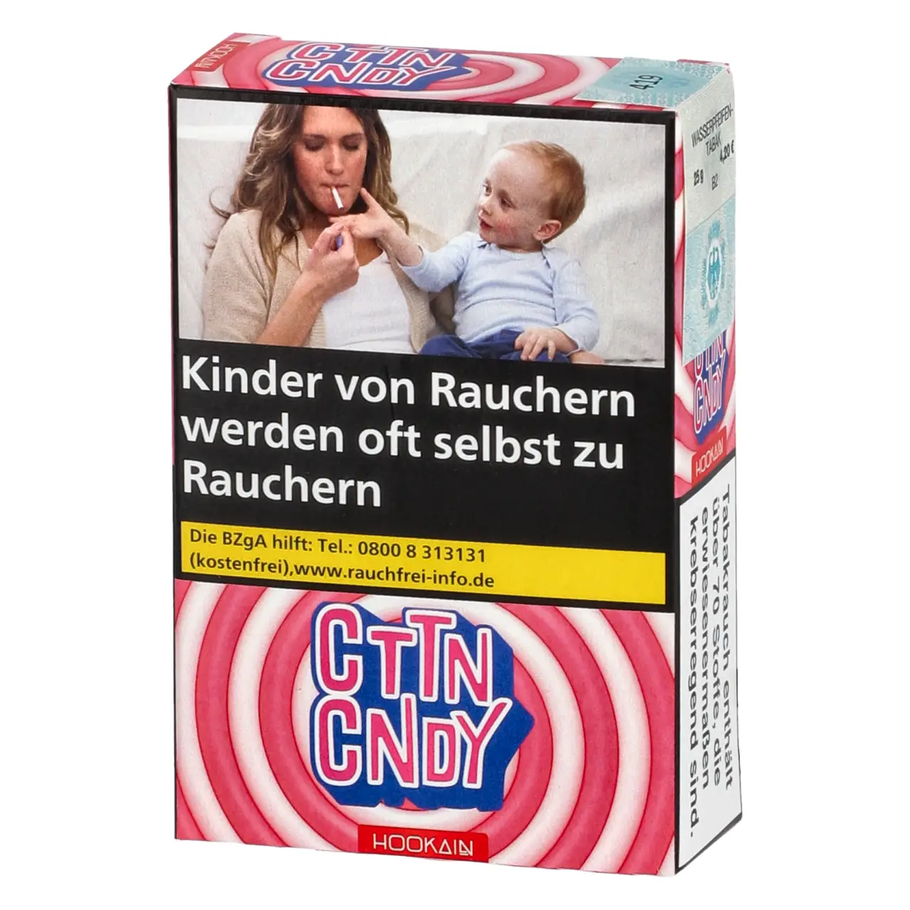 Hookain Zuckerwatte Wassermelone Mango Blaubeere (Cttn Cndy) Shisha Tabak, 25g Hookain Shisha Tabak Cttn Cndy - Zuckerwatte Wassermelone Mango - 25g