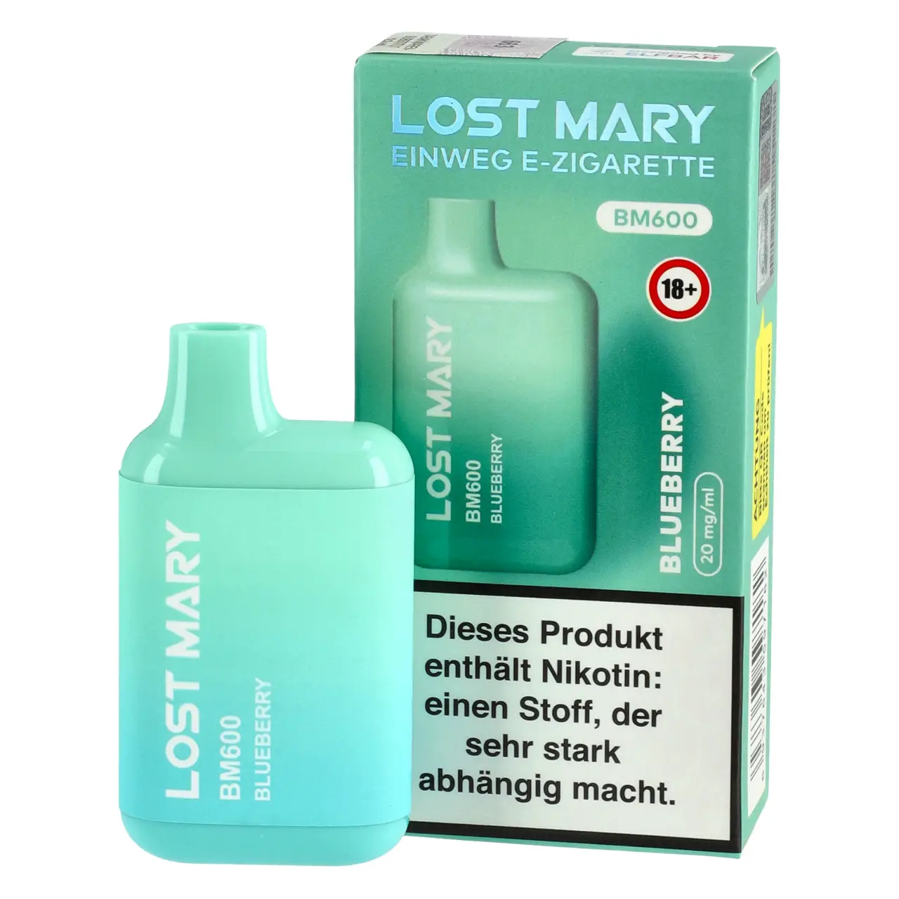 Lost Mary BM600 Blaubeere (Blueberry) Einweg E-Shisha, 2ml Blueberry - Lost Mary Einweg Vape by Elfbar