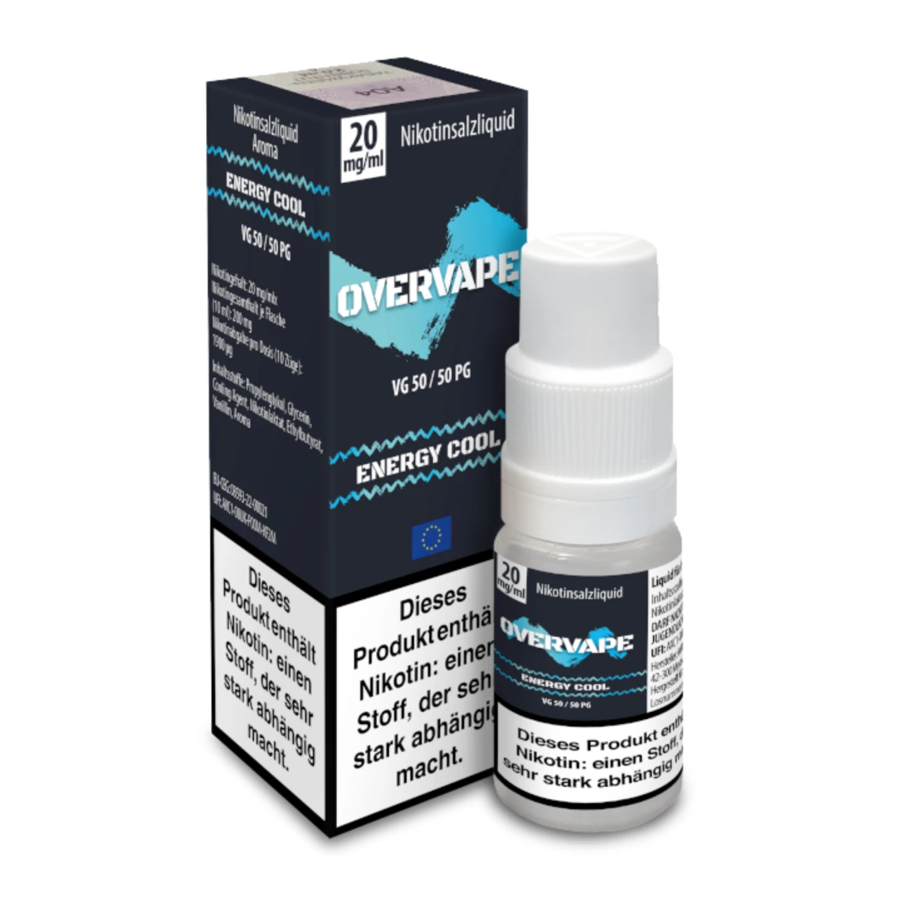 Overvape Energy Ice (Energy Cool) Nikotinsalz, 10ml Overvape Energy Cool Nikotinsalz Liquid