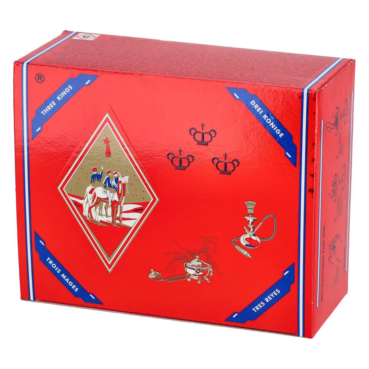 Three Kings Selbstzünderkohle 33 mm, 100-er Karton Three Kings Shisha Kohle Schnellzünder - 33mm - Karton