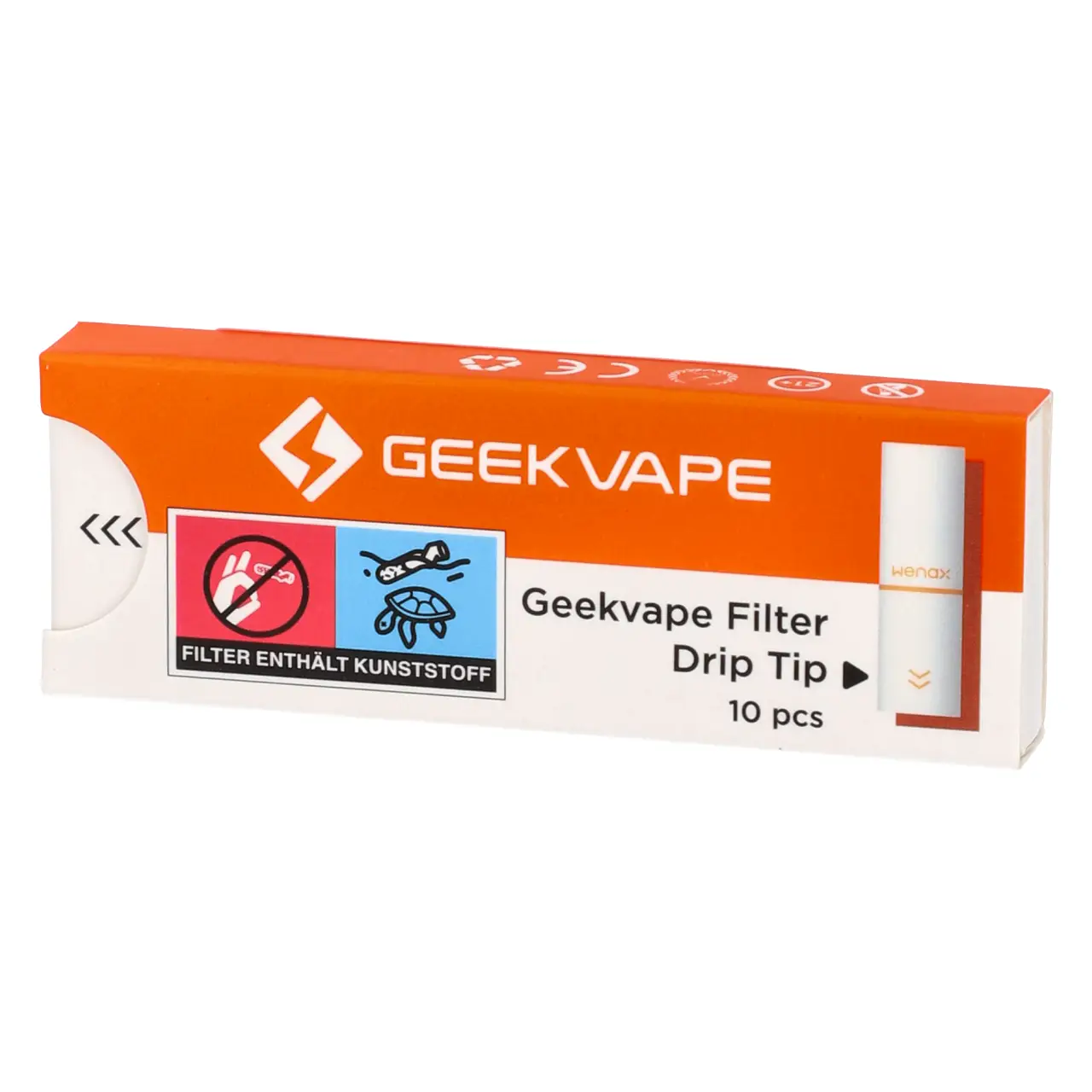 GeekVape Filter Drip Tip, 10-er Packung GeekVape Filter Drip Tip 10-er Packung