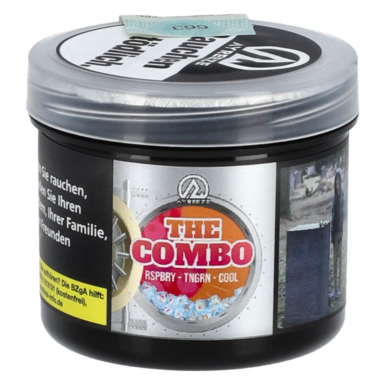 Ayreeze Himbeere Mandarine Ice (The Combo) Shisha Tabak, 25g Ayreeze Shisha Tabak The Combo - Himbeere Mandarine Ice - 25g