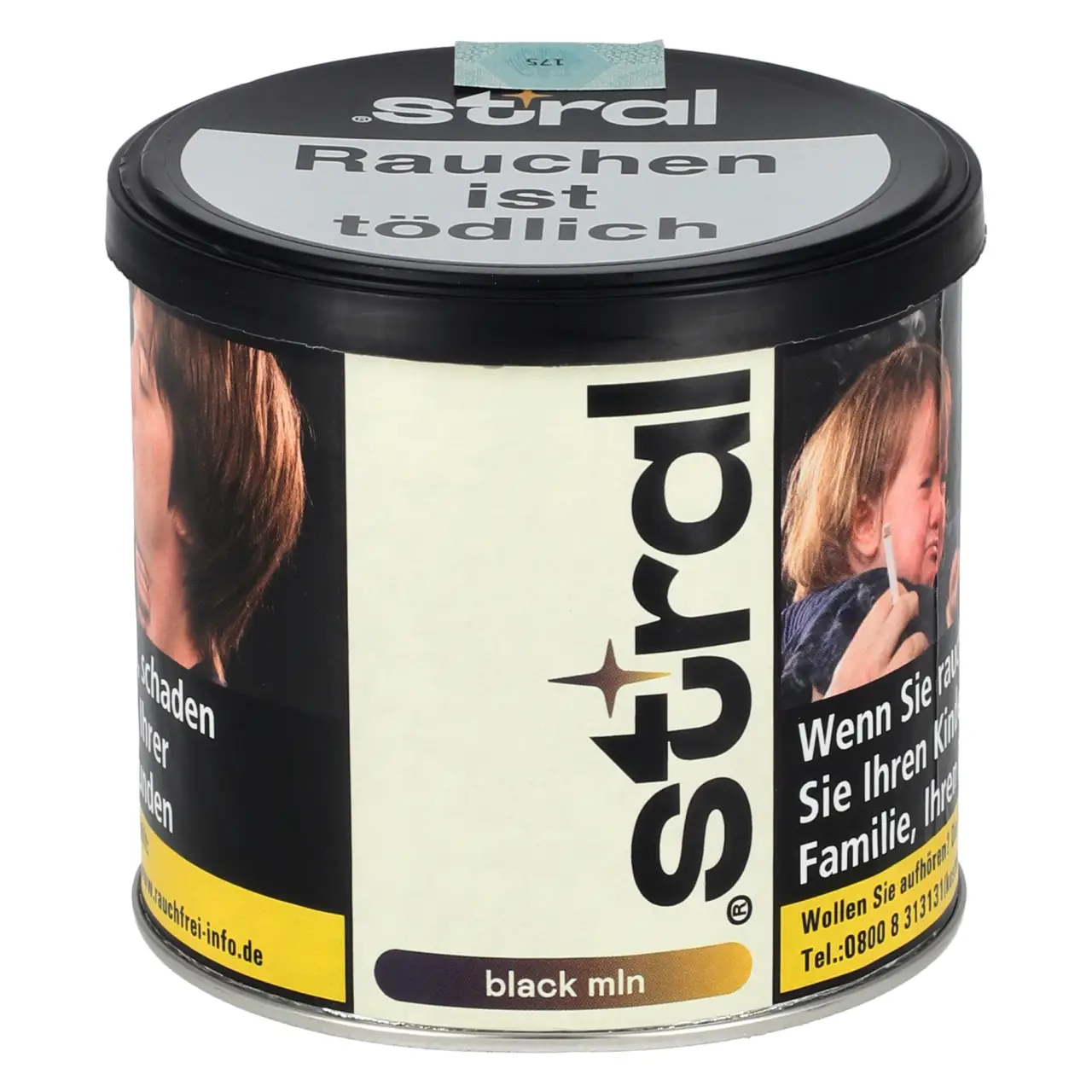 Stral Black Mln Shisha Tabak