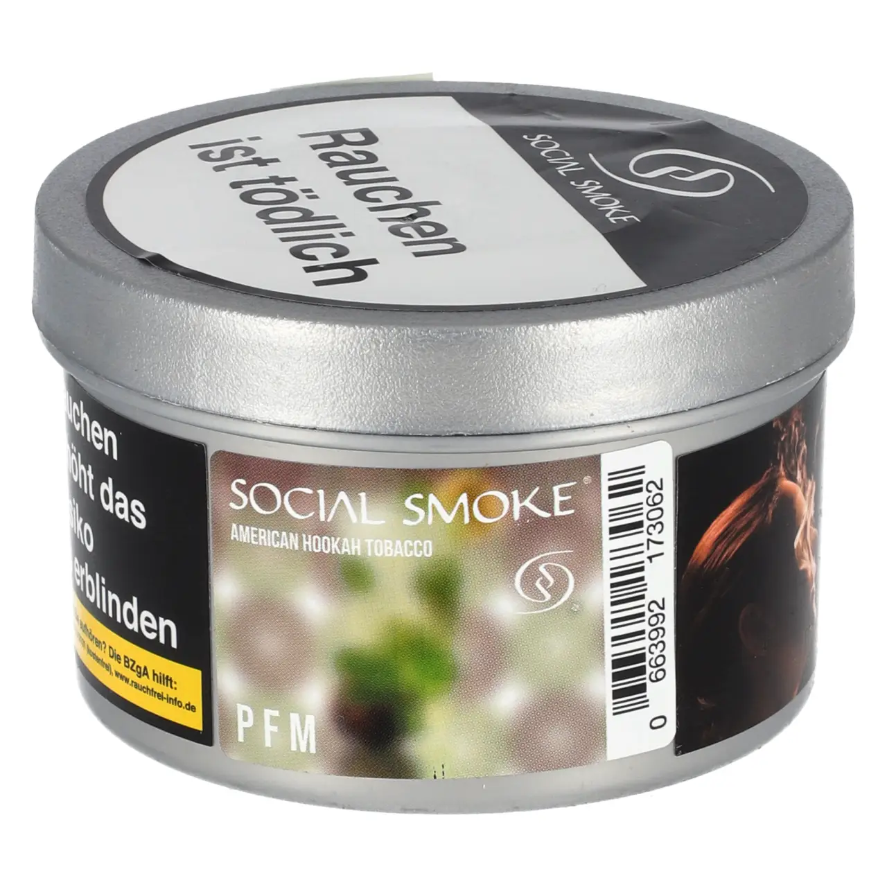 Social Smoke P F M - Zitrone Passionsfrucht Minze - Shisha Tabak 200g Social Smoke Passion Fruit Mojito Shisha Tabak 200g