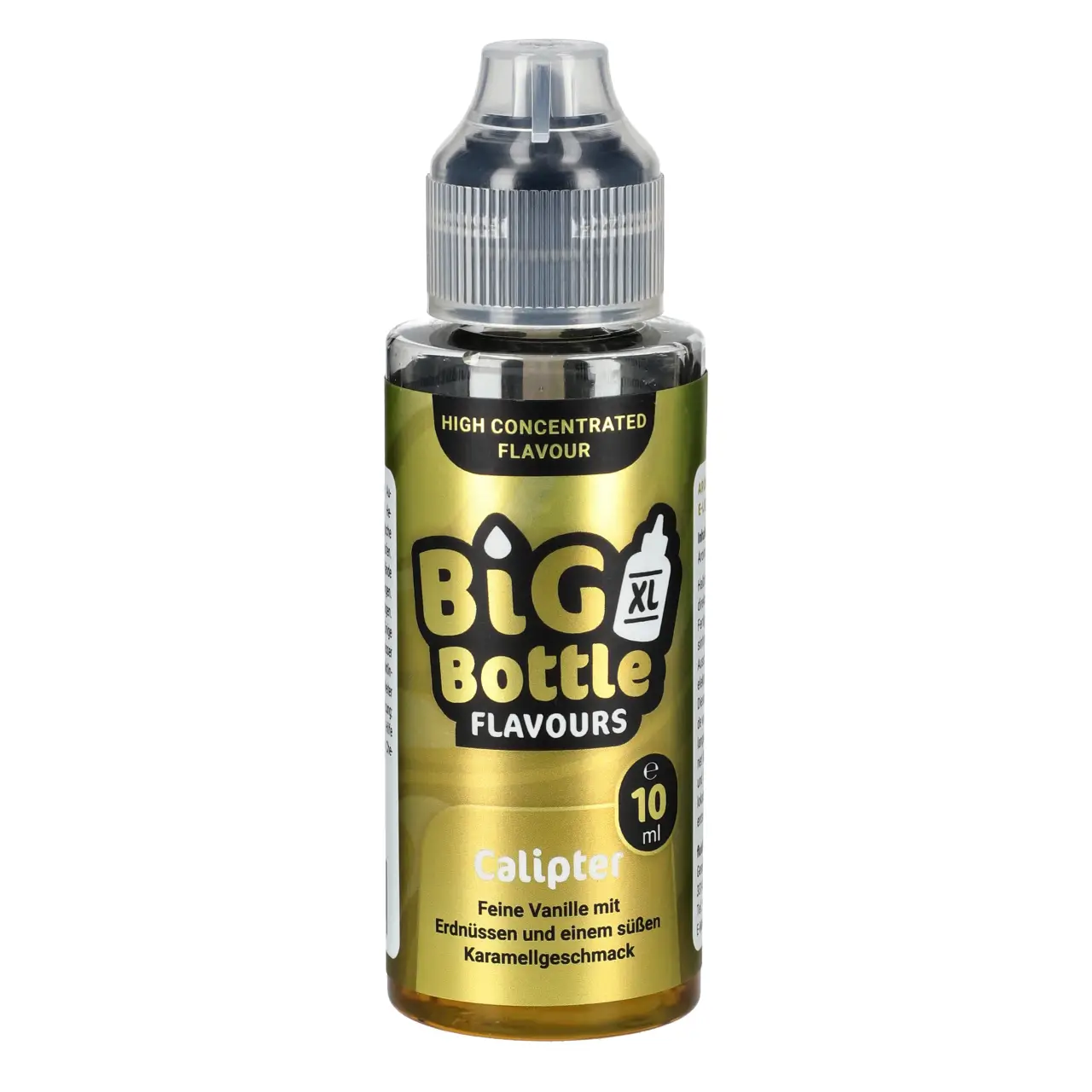 Big Bottle Aroma Longfill - Calipter - Vanille mit Erdnüssen und Karamell - 10ml Big Bottle Calipter Aroma Longfill