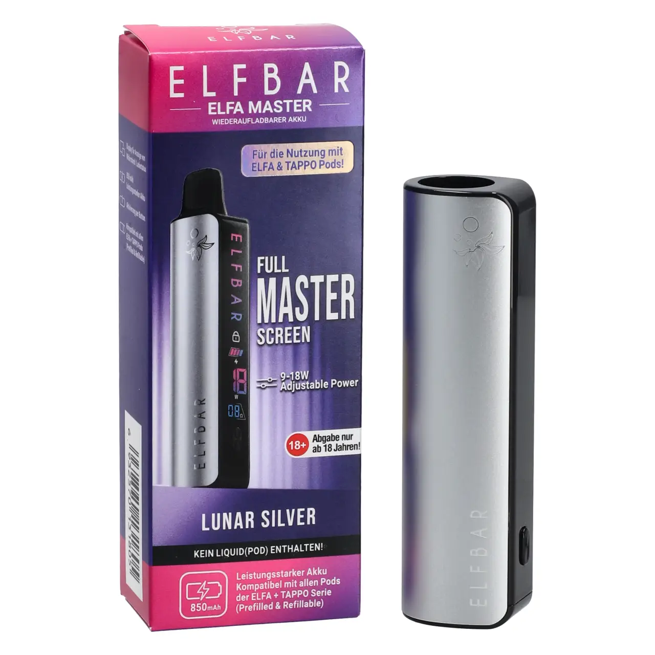 Elfbar ELFA Master Akkuträger Lunar Silver
