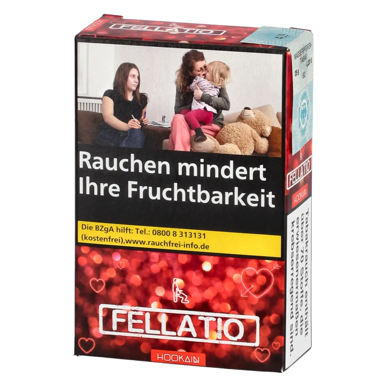 Hookain Honigmelone Wassermelone Maracuja Wildbeeren (Fellatio) Shisha Tabak, 25g Hookain Shisha Tabak Fellatio - Honigmelone Wassermelone Maracuja - 25g