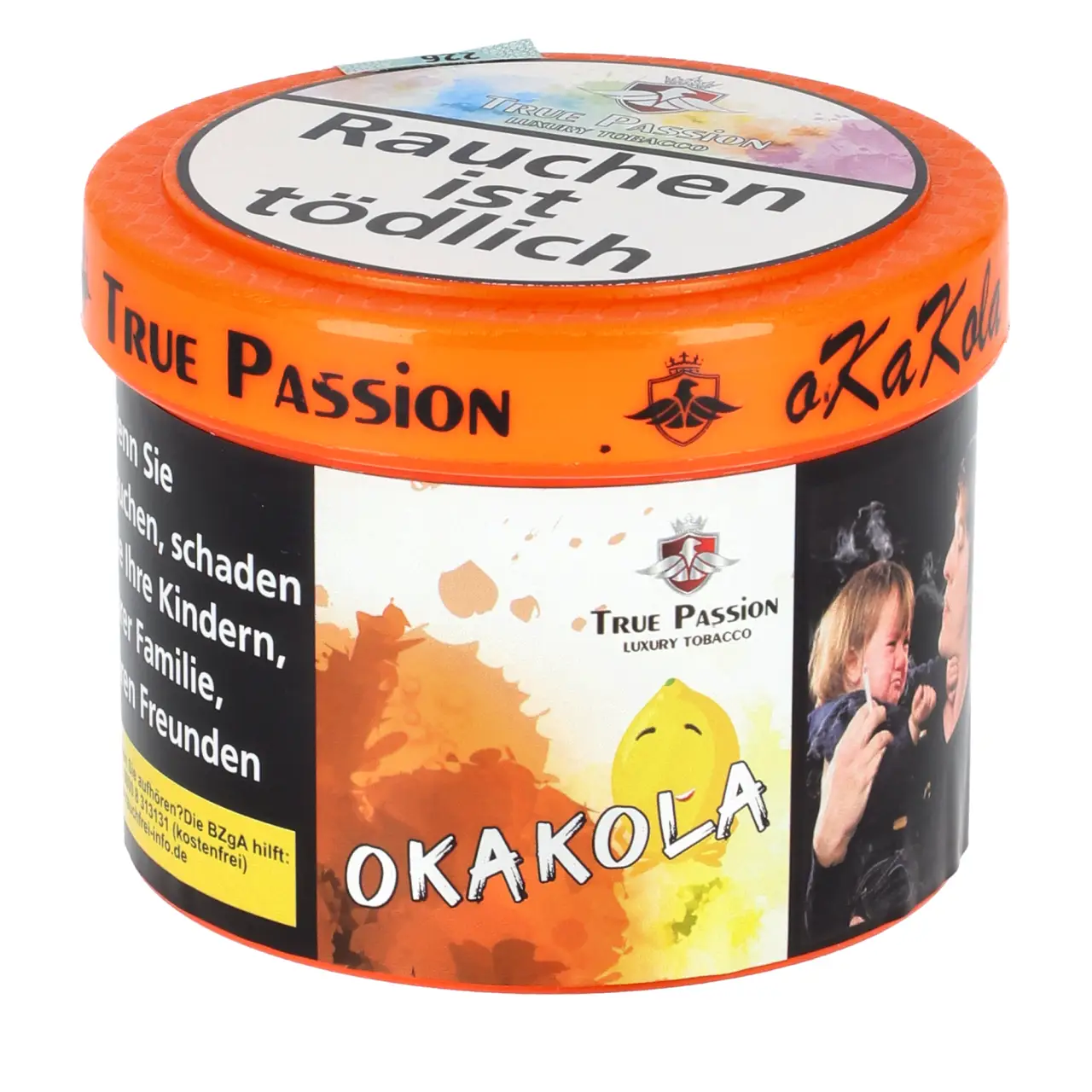 True Passion Tabak Okakola - Holunder Limette Cola - Shisha Tabak 200g True Passion Okakola Shisha Tabak 200g Dose