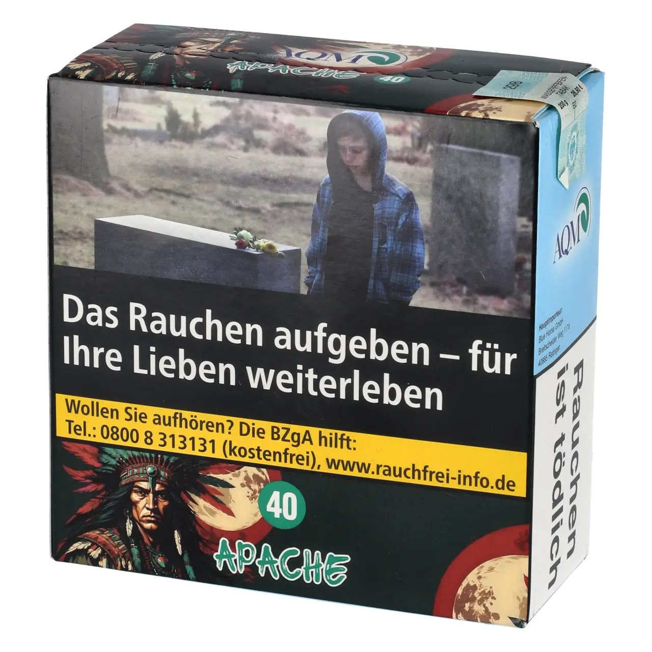 Aqua Mentha Apache - Jackfrucht Wassermelone Erdbeere - Shisha Tabak 200g Aqua Mentha Apache 200g