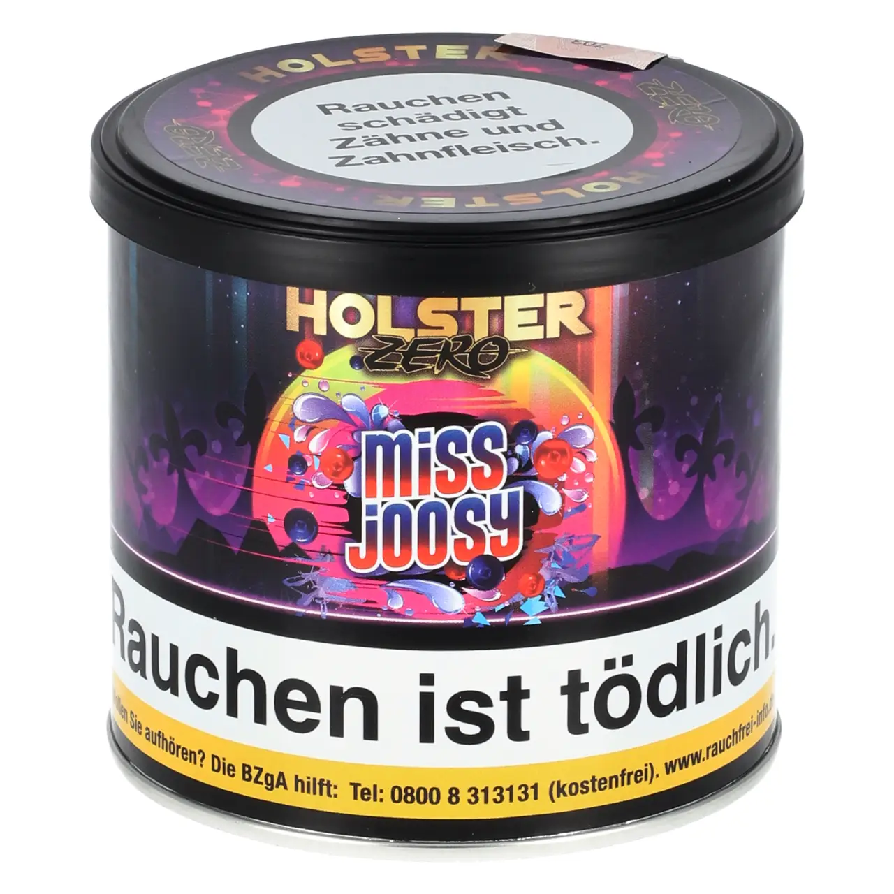 Holster Zero Pfeifentabak Miss Joosy - kühle Himbeere Erdbeere - 75g