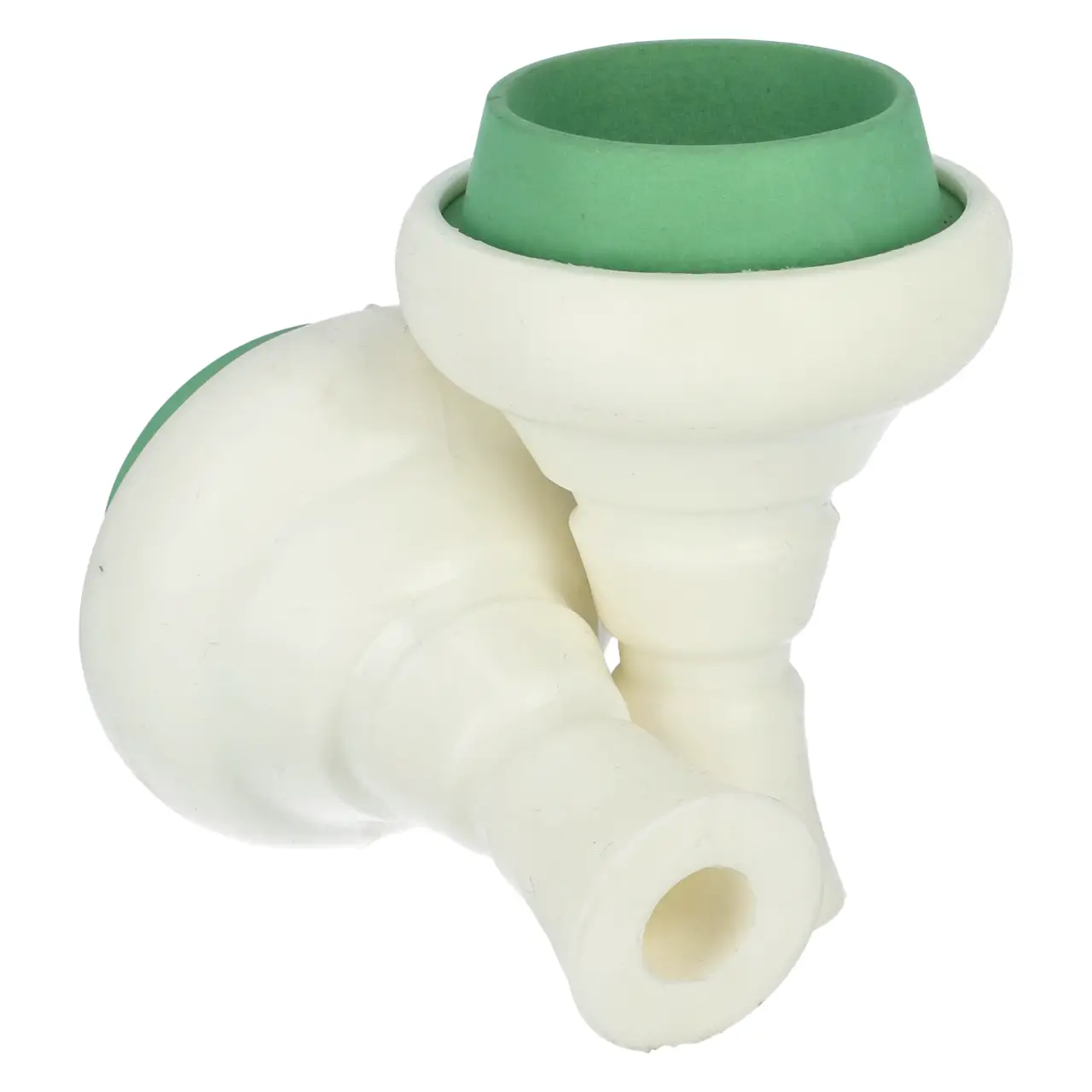 Kaya Silikon Tabakkopf Hydra Weiß von Hinten