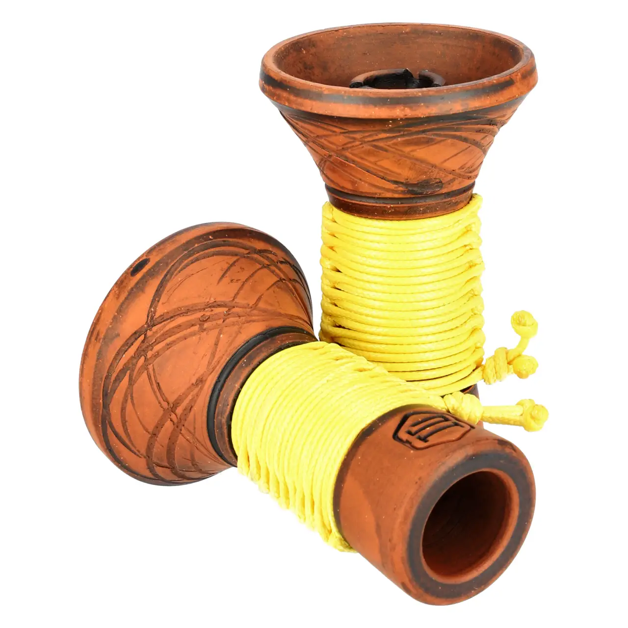 Japona Hookah Ego Bowl Yellow Tabakkopf von Hinten