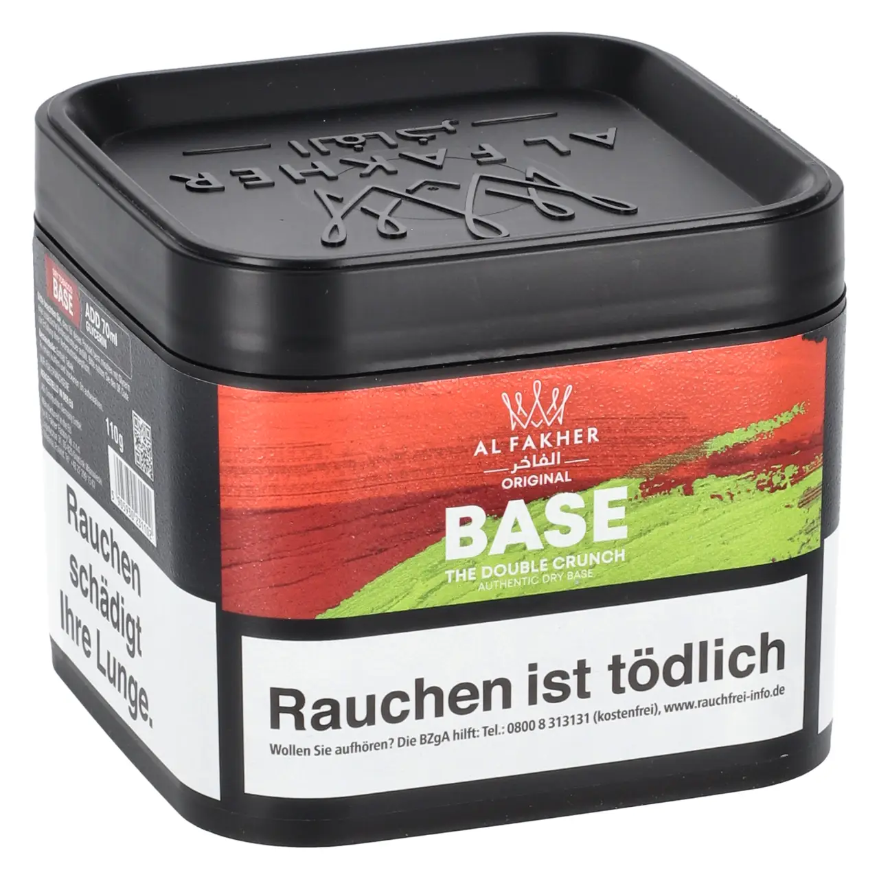 Al Fakher Doppelapfel (The Double Crunch) Base Pfeifentabak, 110g Al Fakher Pfeifentabak The Double Crunch - Doppelapfel - 110g