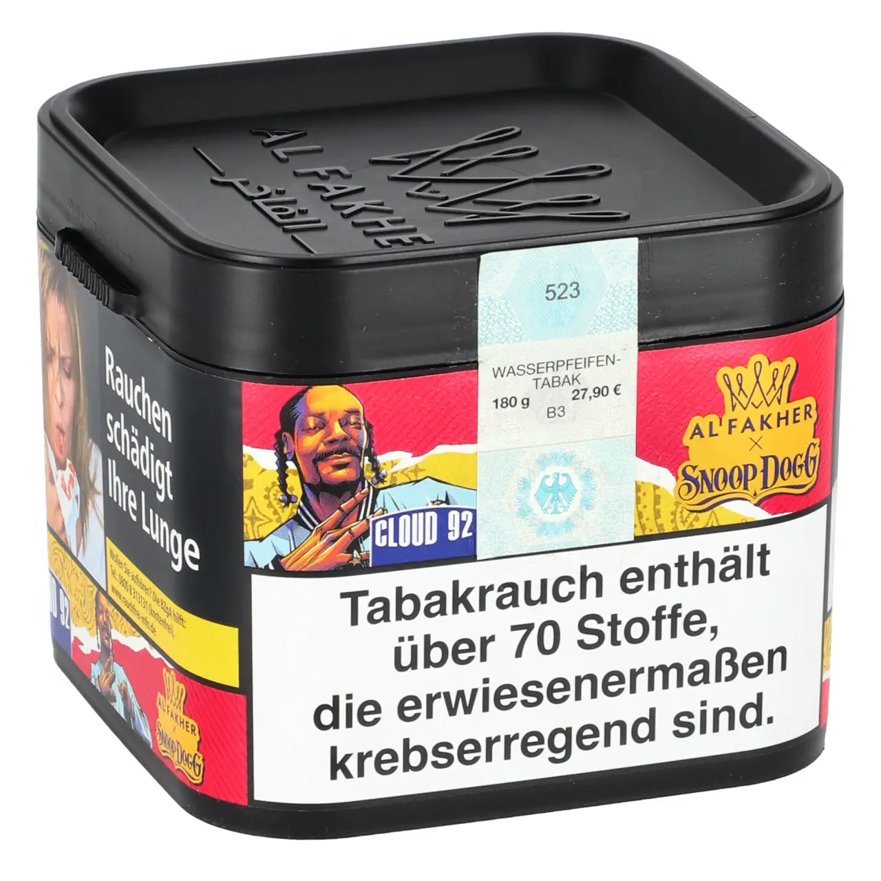 Al Fakher x Snoop Dogg - Cloud 92 - Melone Passionsfrucht - Shisha Tabak 180g Al Fakher x Snoop Dogg Tabak - Cloud 92