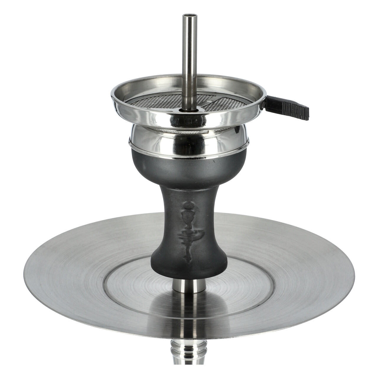 Aladin-MVP550-Teller-Kopf Aladin MVP 550 Edelstahl Shisha Black, 55 cm hoch