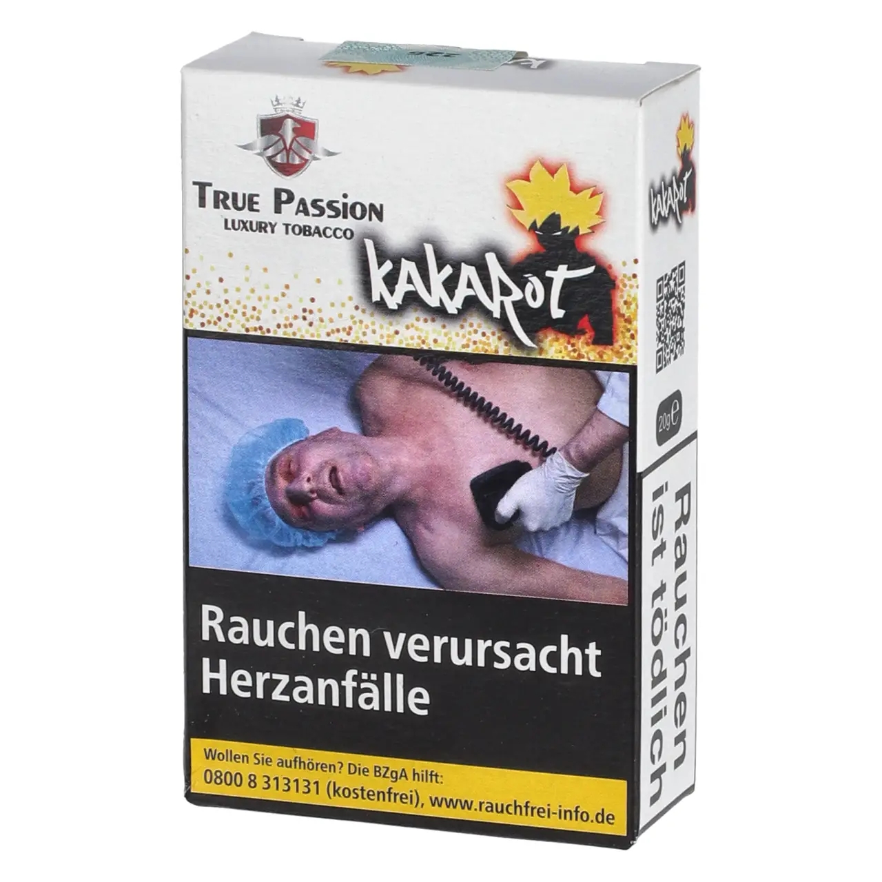 True Passion Tabak Kakarot - Drachenfrucht Limette Orange - Shisha Tabak 20g True Passion Shisha Tabak Kakarot - 20g
