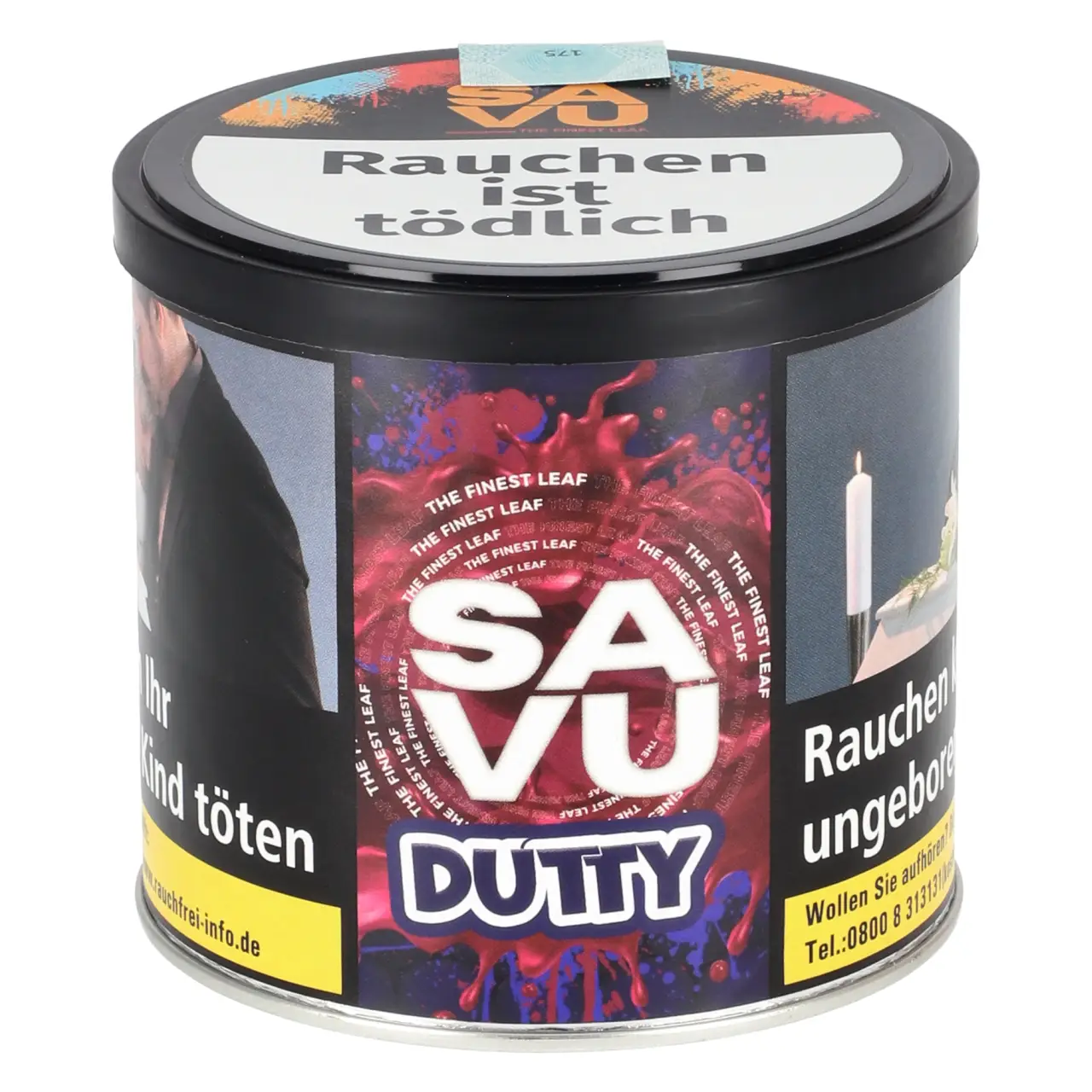 SAVU Tabak Dutty - Maulbeere Beerenmix Ice - Shisha Tabak 200g Savu Dutty Shisha Tabak 200g