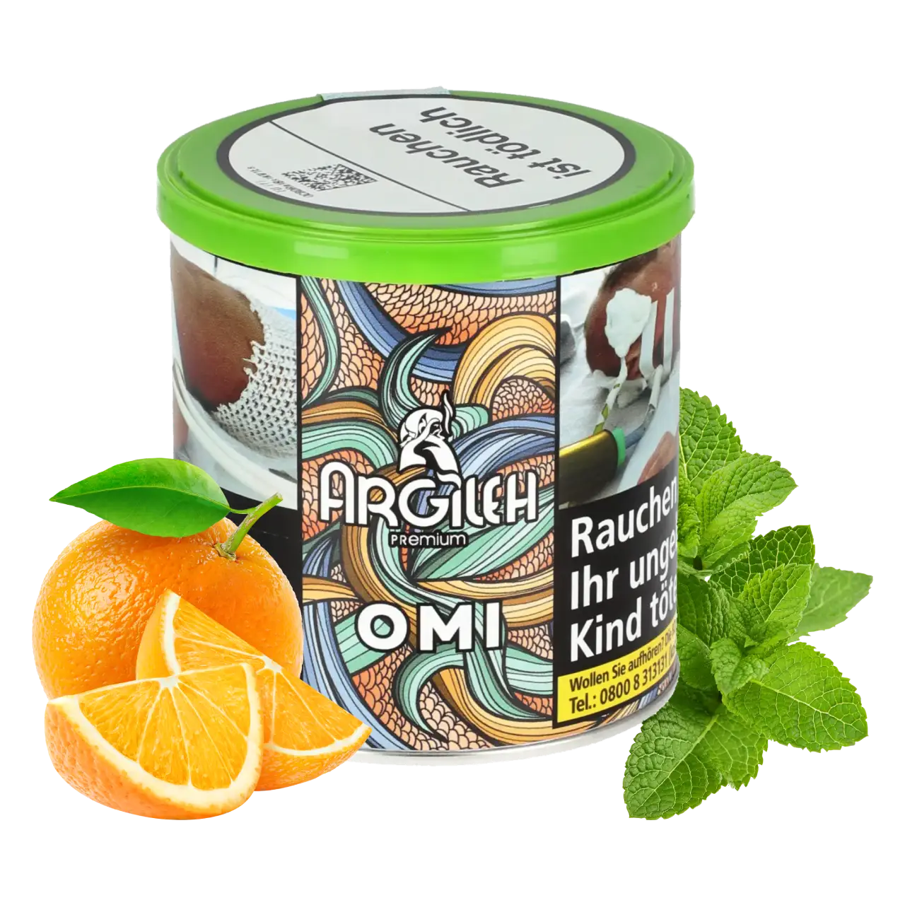 Argileh Tabak mit Minze OMI
