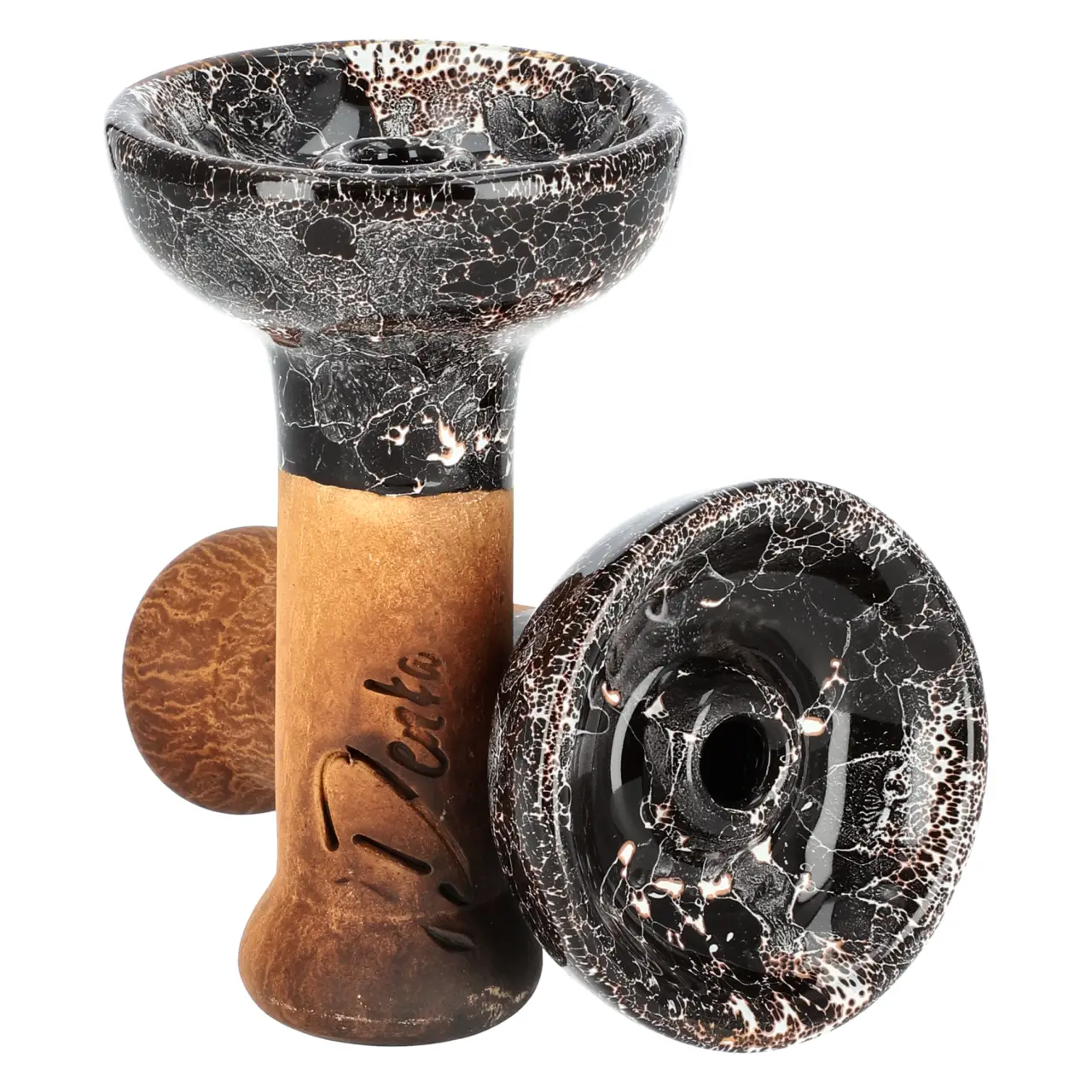 Denka Bowl Einloch Phunnel, Schwarz-Weiß Denka Bowl Einloch Phunnel Schwarz-Weiß von Vorne