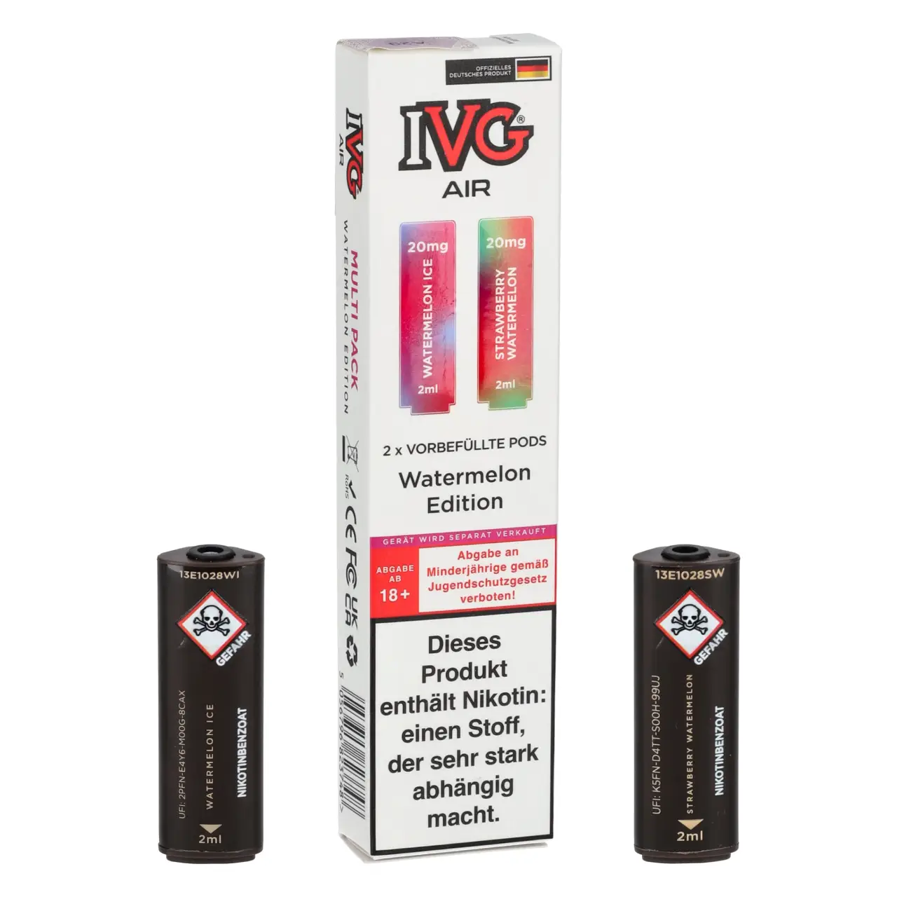 IVG Air Watermelon Edition Pods, 2-er Packung IVG Air Pods Watermelon Edition