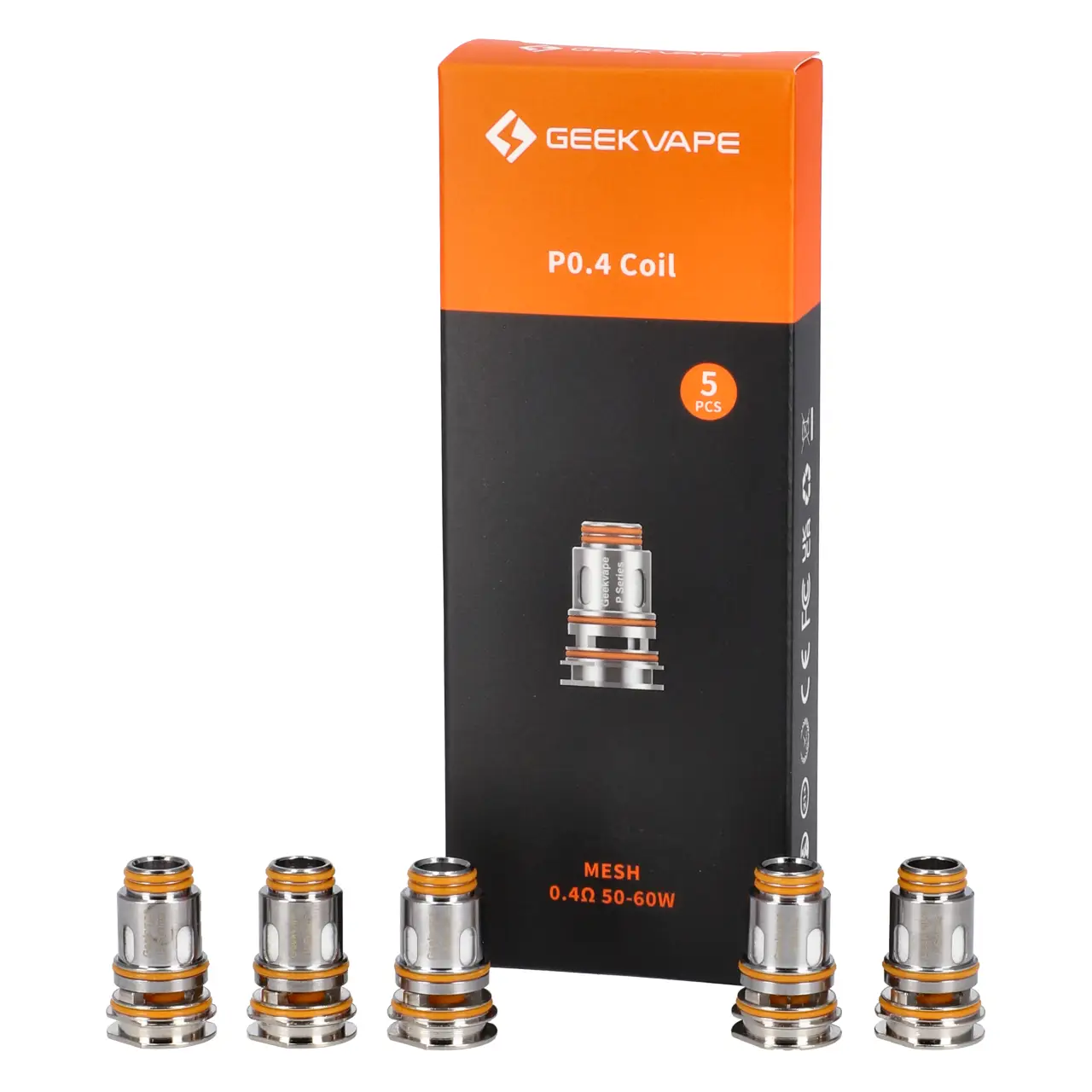 GeekVape P Series Verdampferkopf, 5-er Packung Geekvape P-Series Verdampfer Kopf 5-er Packung