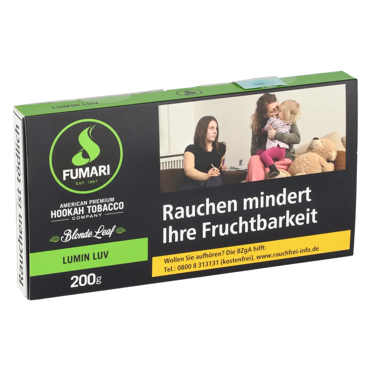 Fumari Tabak Lumin Luv - Zitronenkuchen - Shisha Tabak 200g Fumari Lumin Luv Tabak 200g