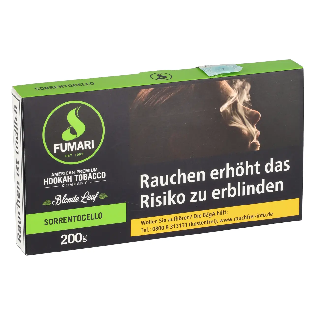 Fumari Tabak Sorrentocello - Zitronen Aperitif - Shisha Tabak 200g Fumari Sorrentocello Tabak 200g