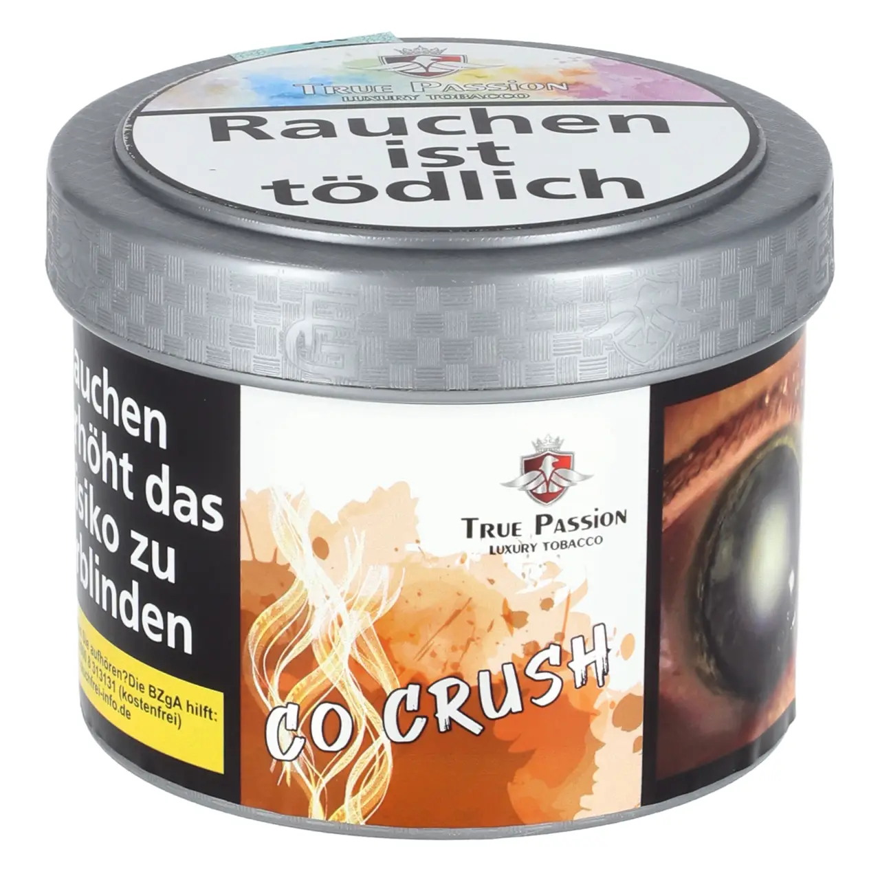 True Passion Tabak Co Crush - Cola - Shisha Tabak 200g True Passion Co Crush Shisha Tabak 200g Dose