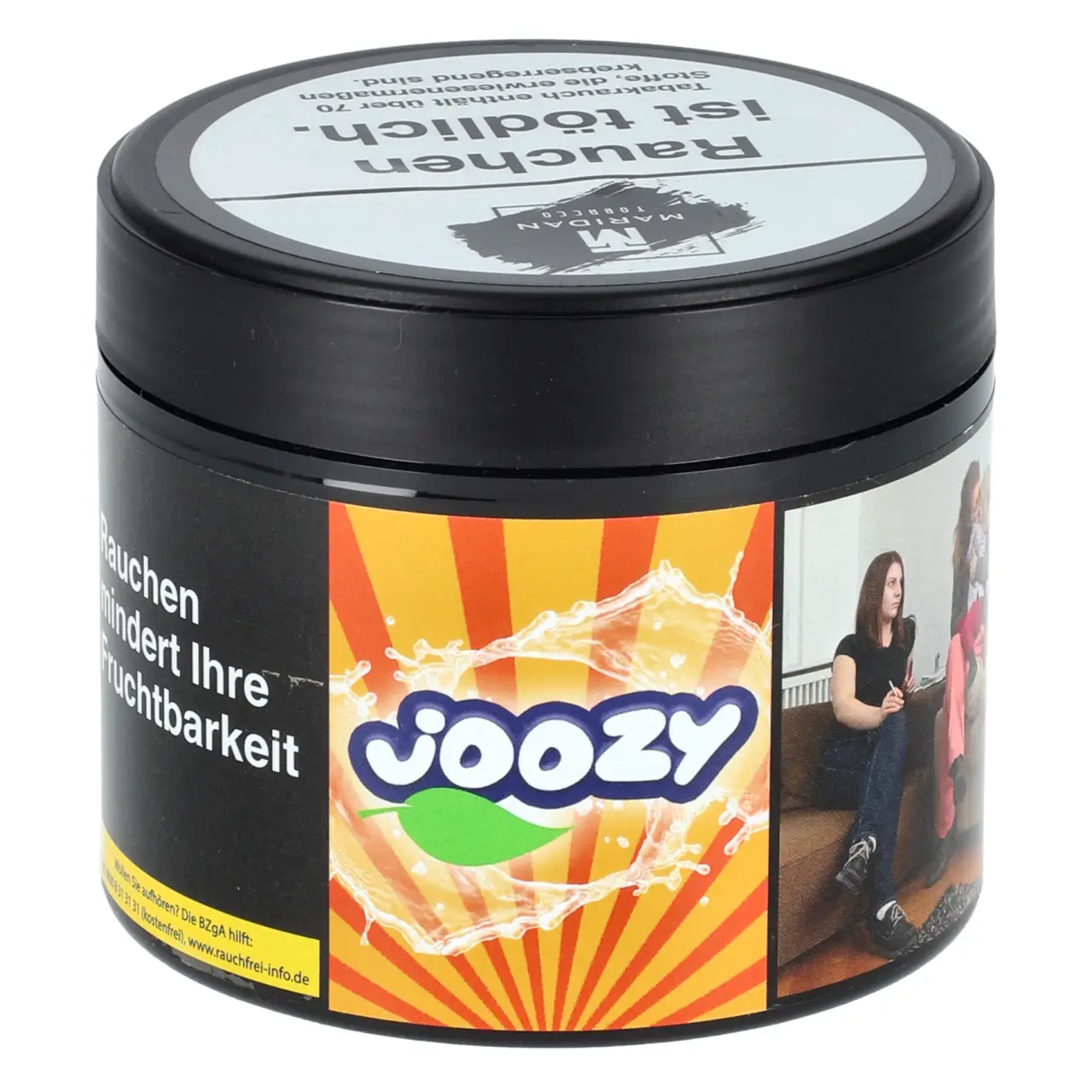 Maridan Blutorange (Joozy) Shisha Tabak, 200g Joosy Shisha Tabak von Maridan Tobacco in der 200g Dose