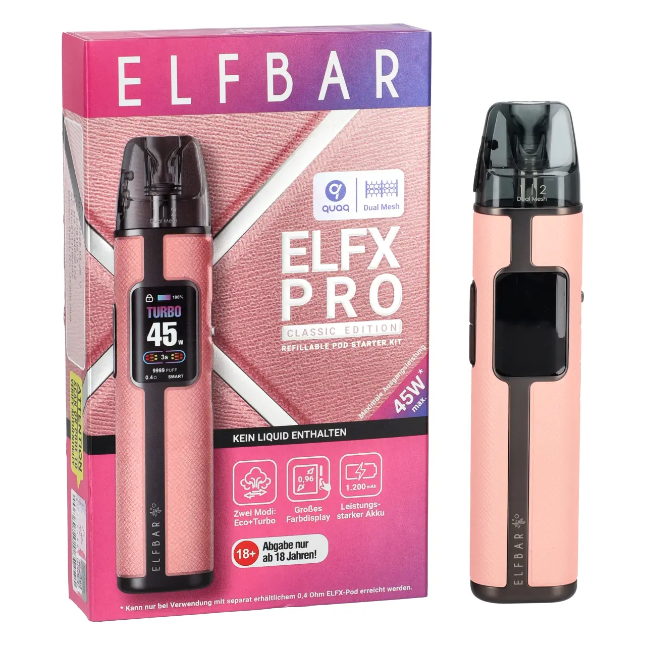 Elfbar Elfx Pro E-Zigarette in Pink
