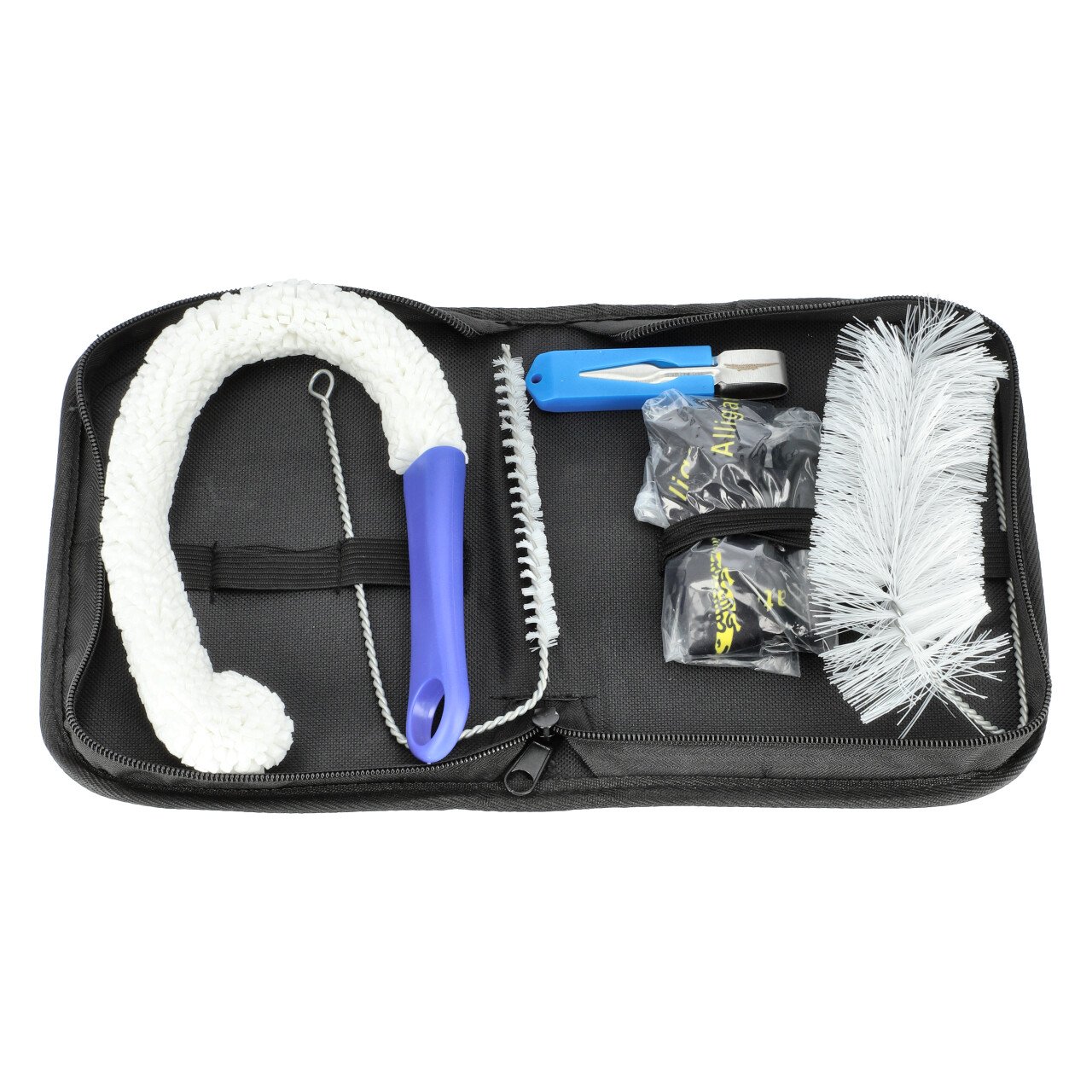 SH25374-Mappe-offen Alligator Bürsten Federmappe Set