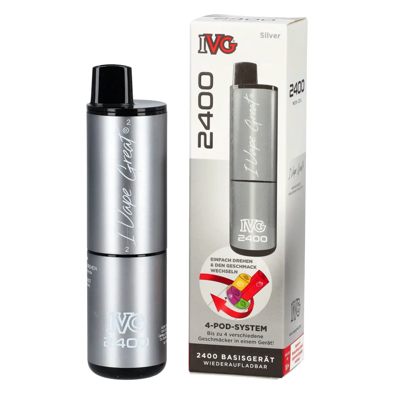 IVG 2400 Basisgerät für 4 Pods - Silver