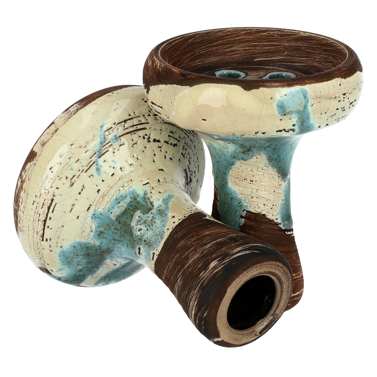 Kolos Tabakkopf Lyomista in der Farbe Cloudburst von hinten Kolos Tabakkopf Lyomista in der Farbe Cloudburst von hinten