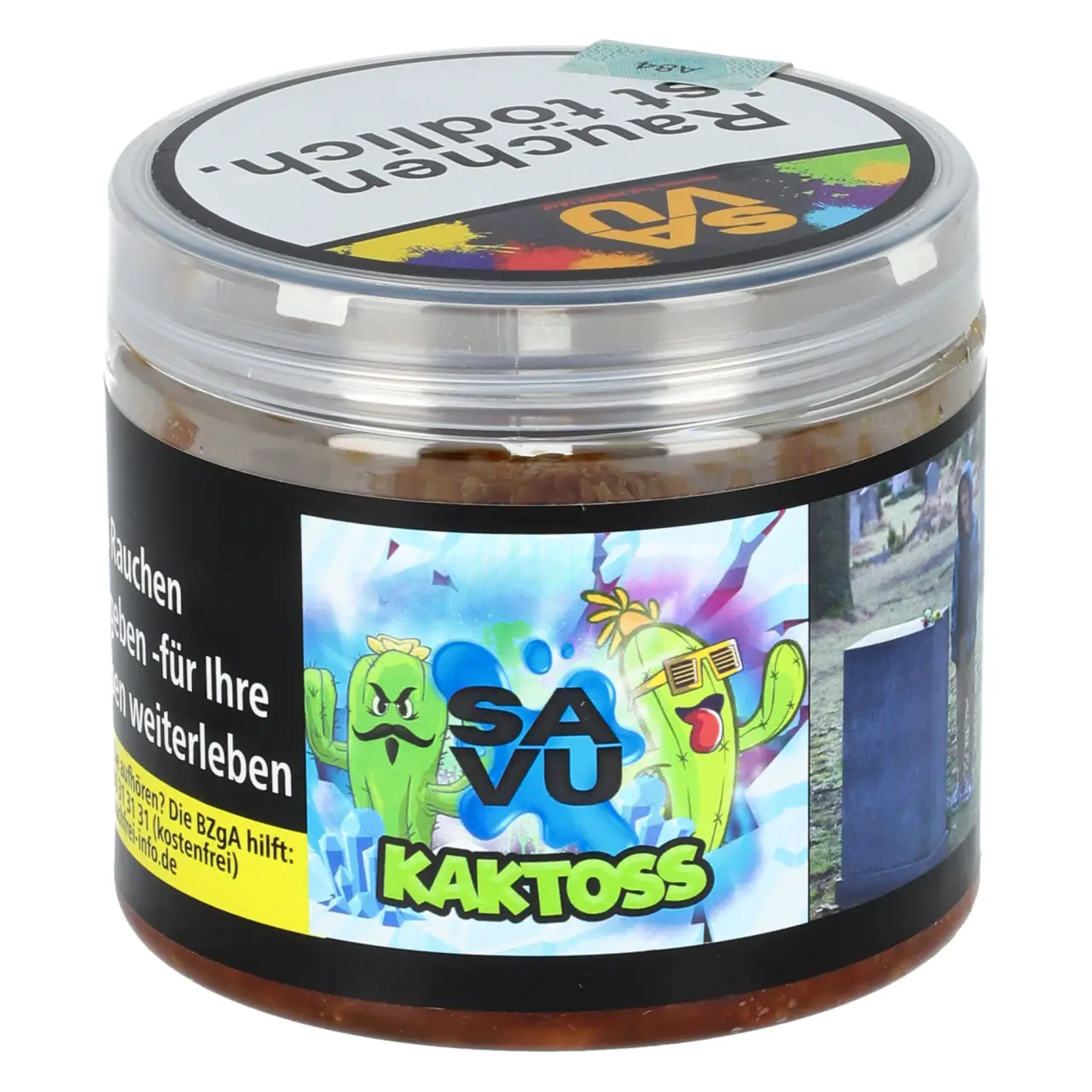 SAVU Tabak Kaktoss - Kaktusfeige Ice - Shisha Tabak 200g SAVU Kaktoss Shisha Tabak - 200g Dose