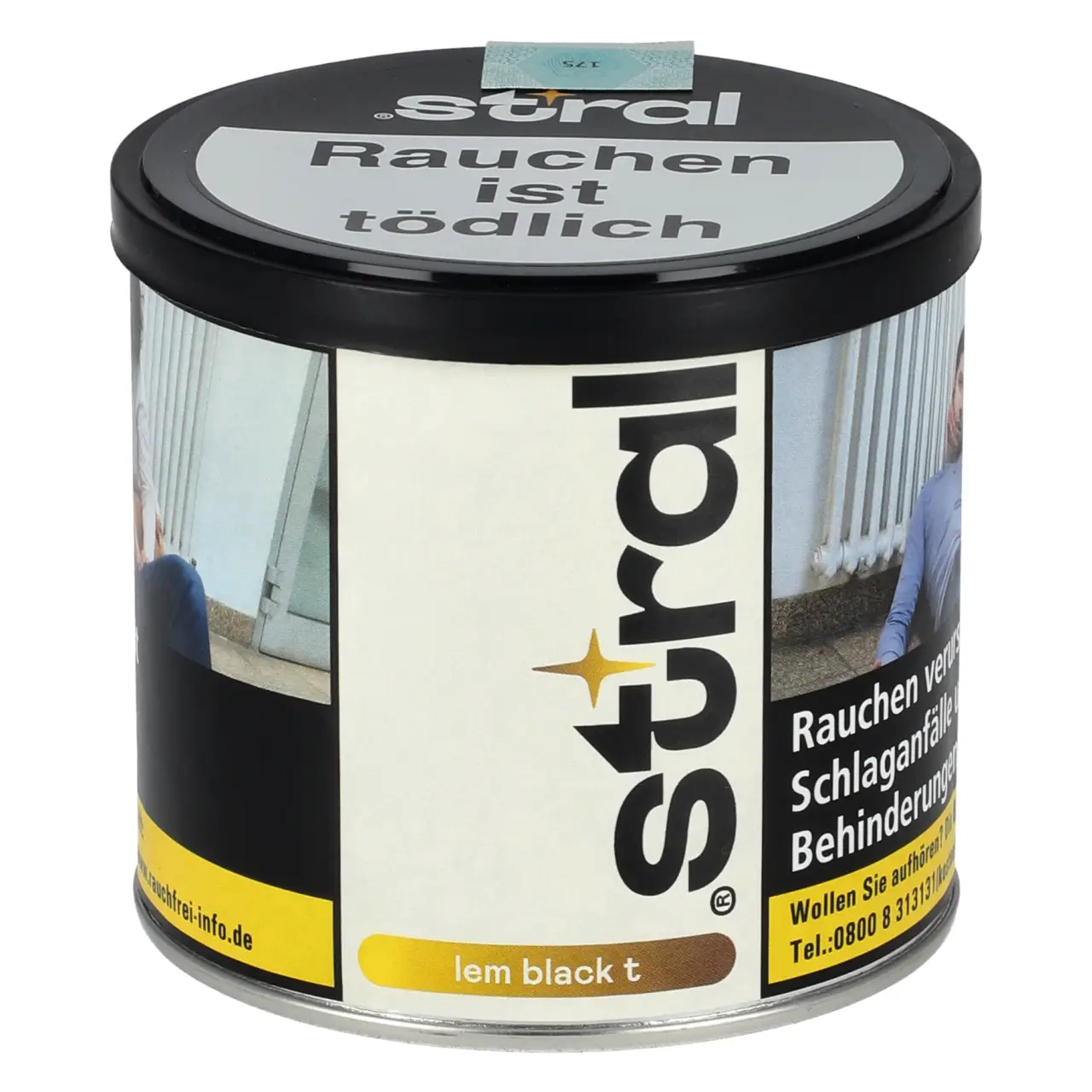 Stral Lem Black T Shisha Tabak Stral Lem Black T Shisha Tabak
