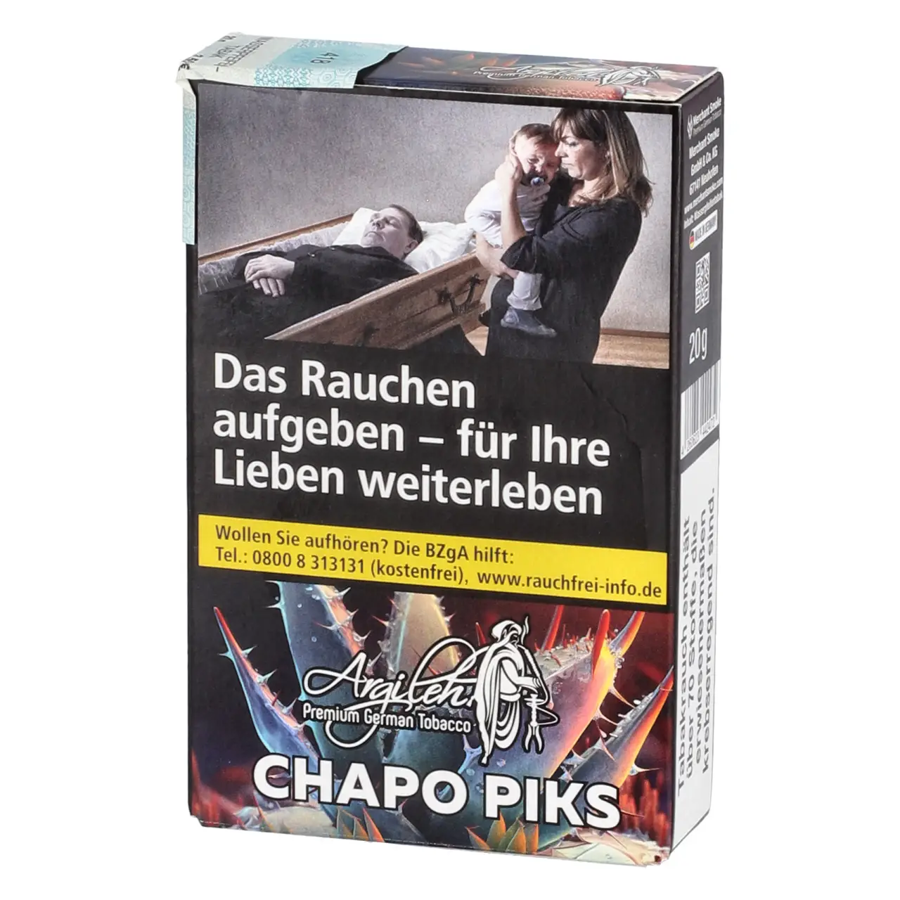 Argileh Shisha Tabak Chapo Piks - Kaktusfeige Aloa Vera Ice - 20g