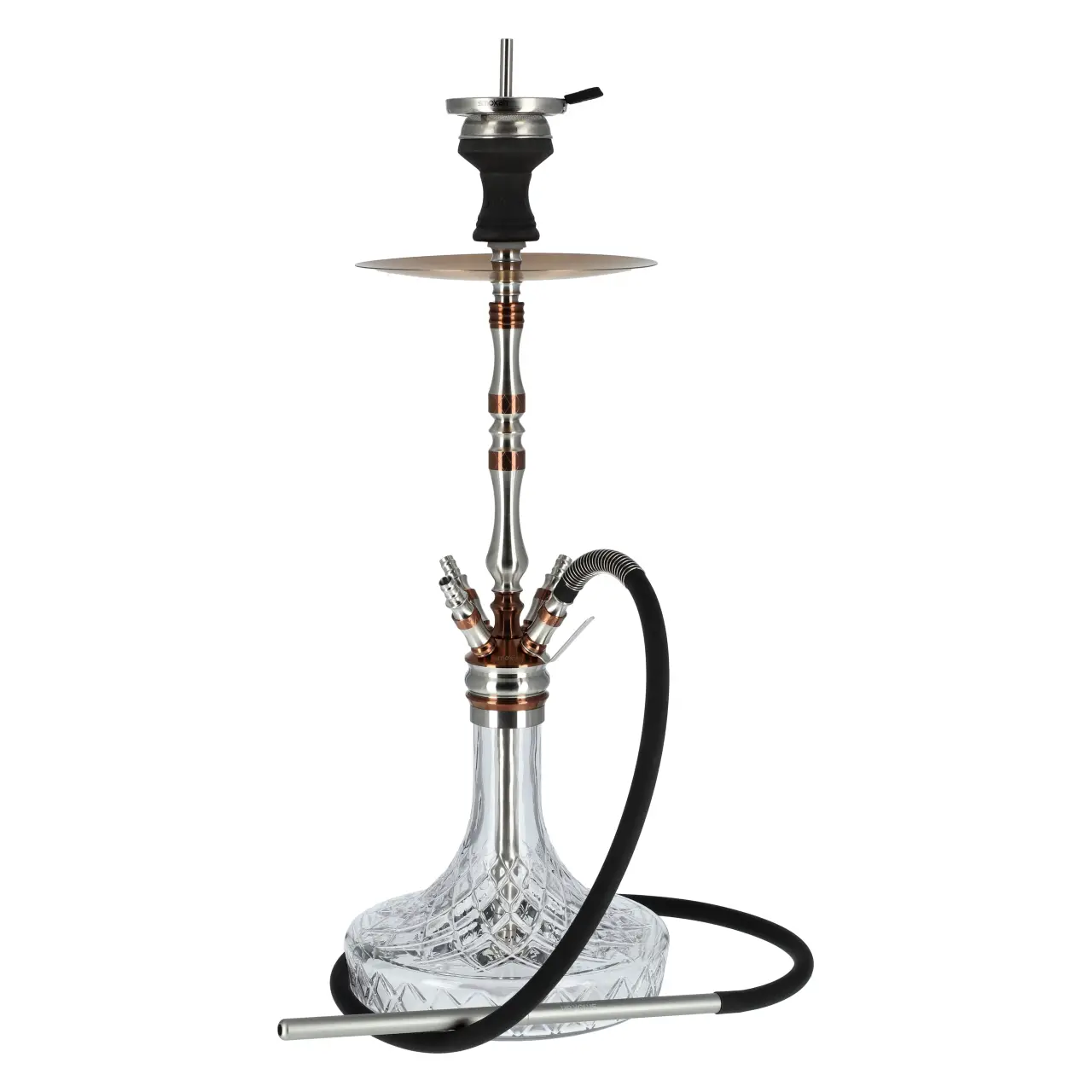 Smokah Edelstahl Shisha Royal Bronze, 64 cm Smokah Royal Shisha Bronze