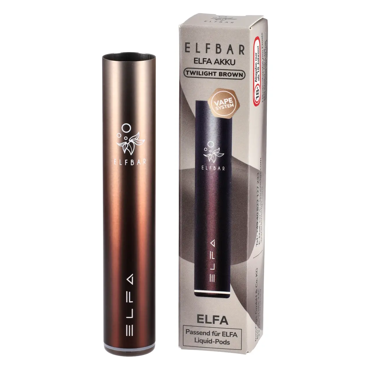 Elfbar ELFA Akku Farbe Twilight Brown - passend für ELFA Pods