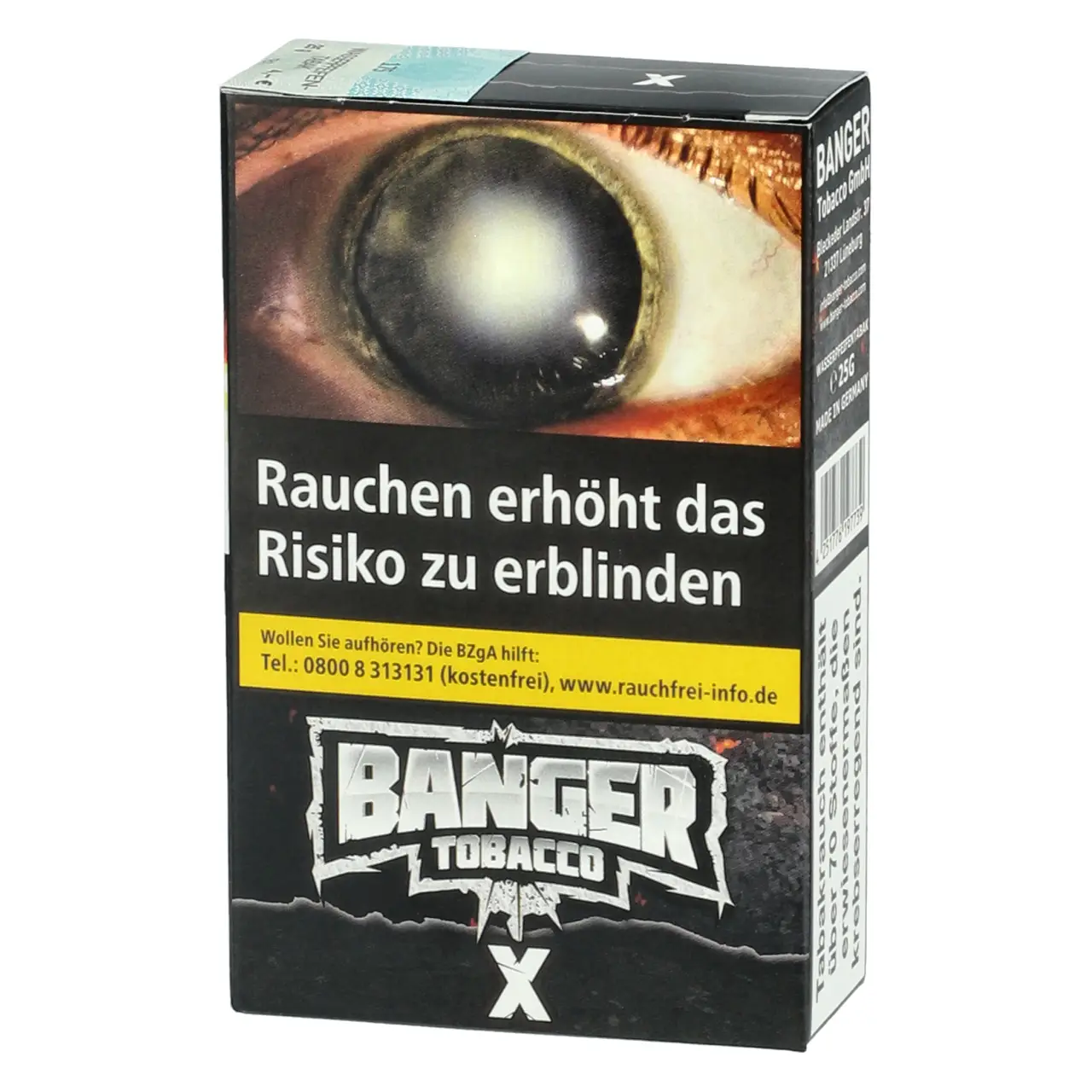 Banger Tobacco Maracuja (X) Shisha Tabak, 25g Banger Shisha Tabak X - Maracuja - 25g