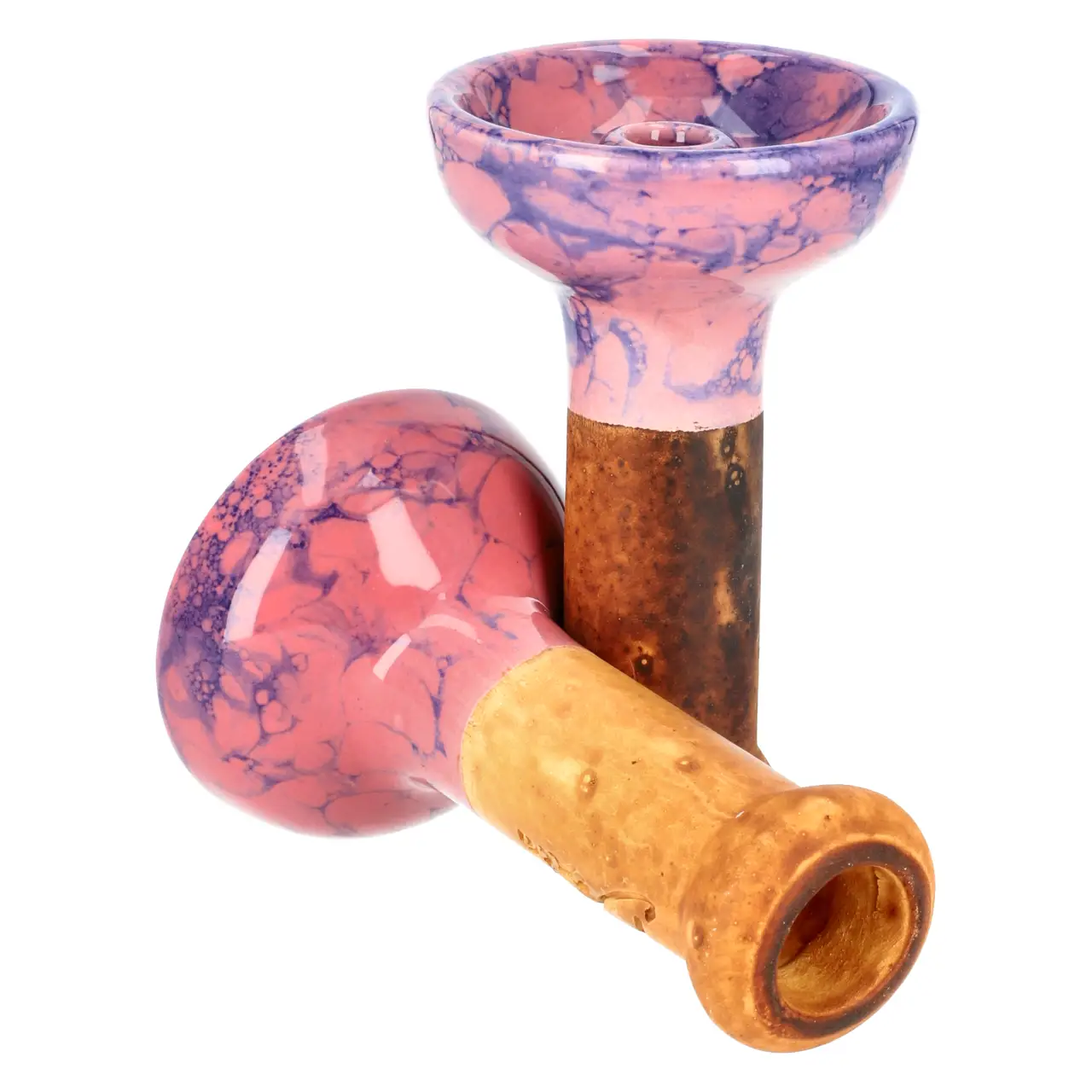 Denka Bowl Einloch Phunnel Pink-Blau von Hinten