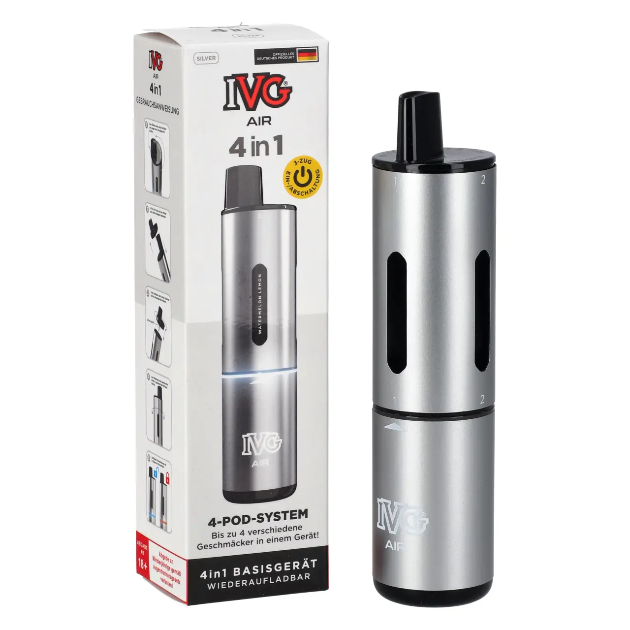 IVG Air 4in1 Basisgerät - Silber