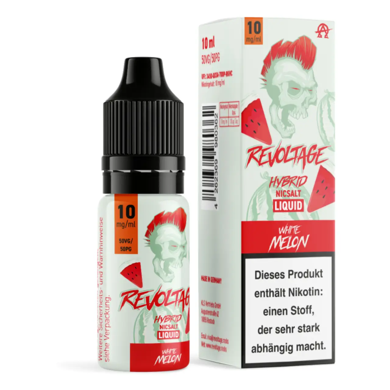 White Melon - Revoltage Hybrid Nicsalt Liquid 10ml